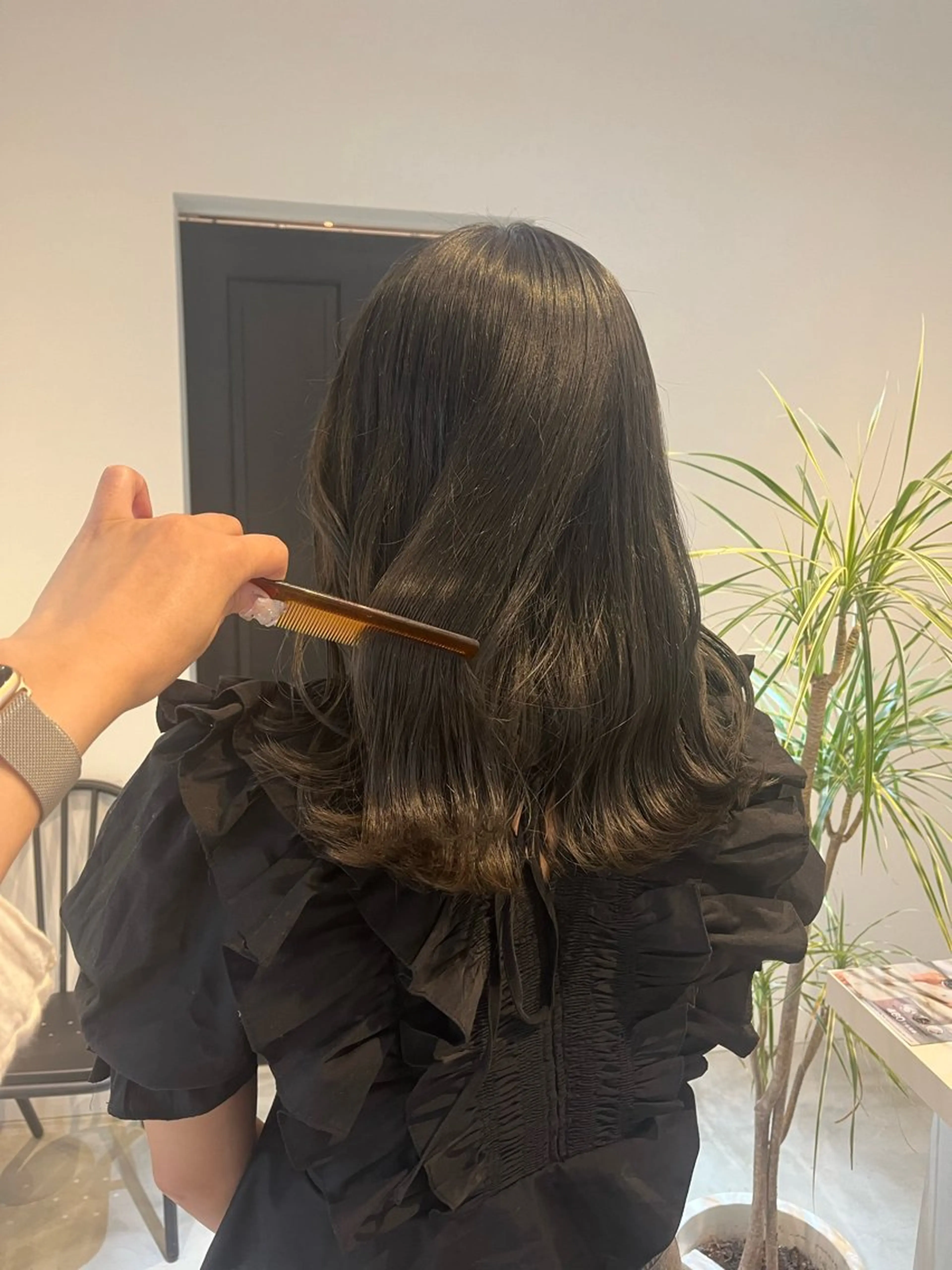 ミディアム ALLYS 渋谷店所属・最高級の艶のある カラーmei🎨のヘアスタイル