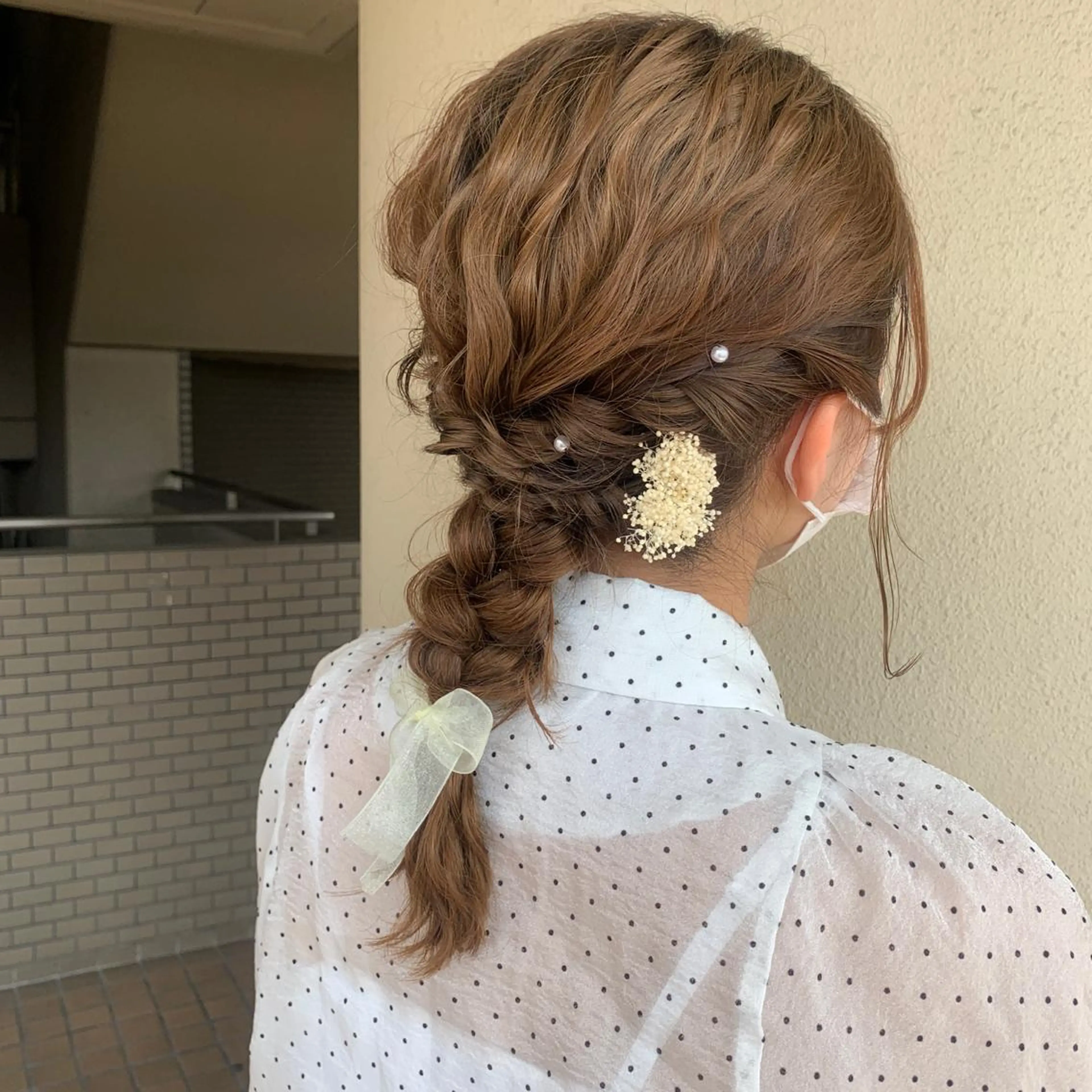 🕊オーガニックカラー + ヘアアレンジの写真