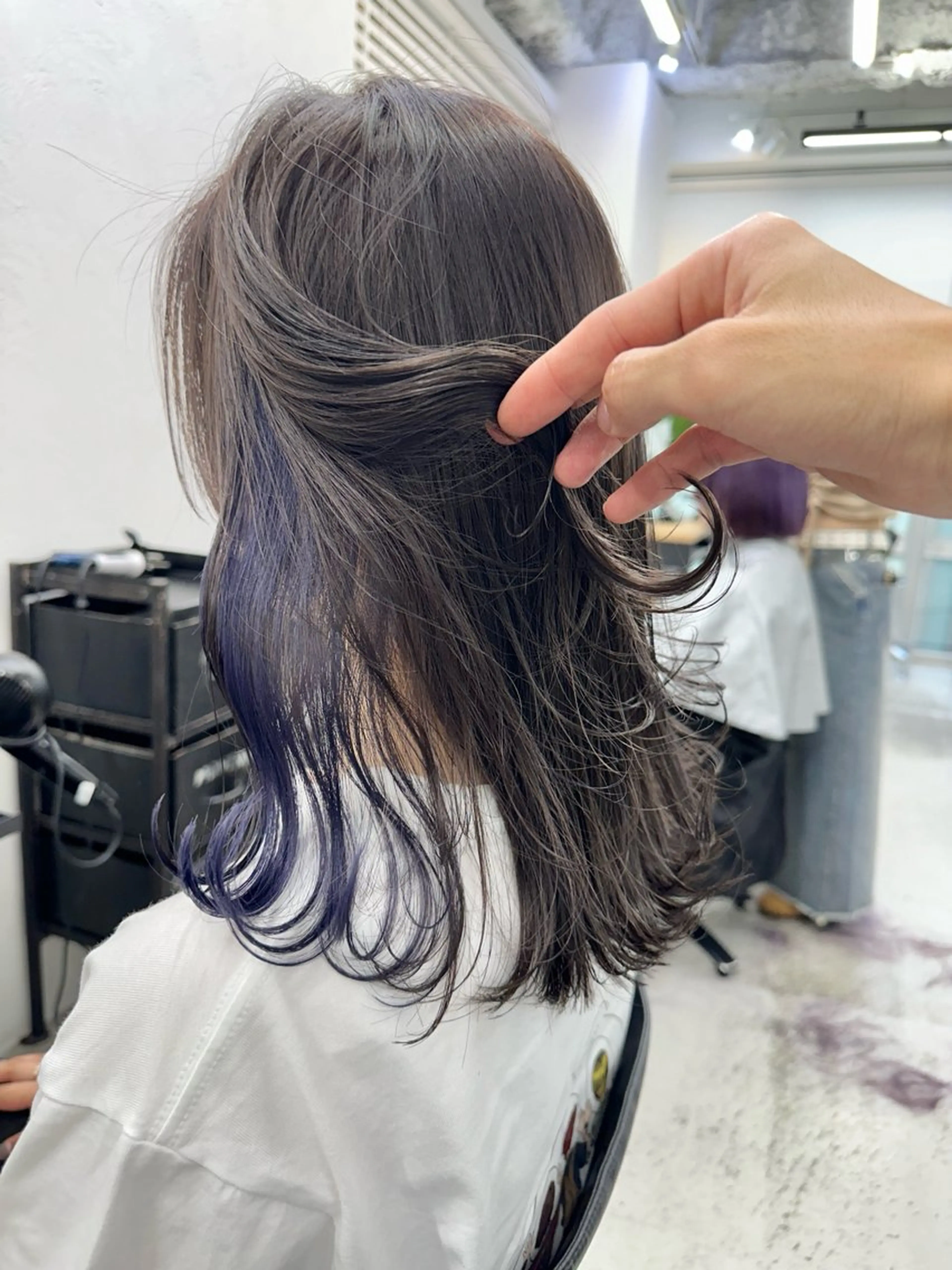 ミディアム カラー カット ヘアカラー トリートメント ブリーチダブルカラー 【koide】のヘアスタイル