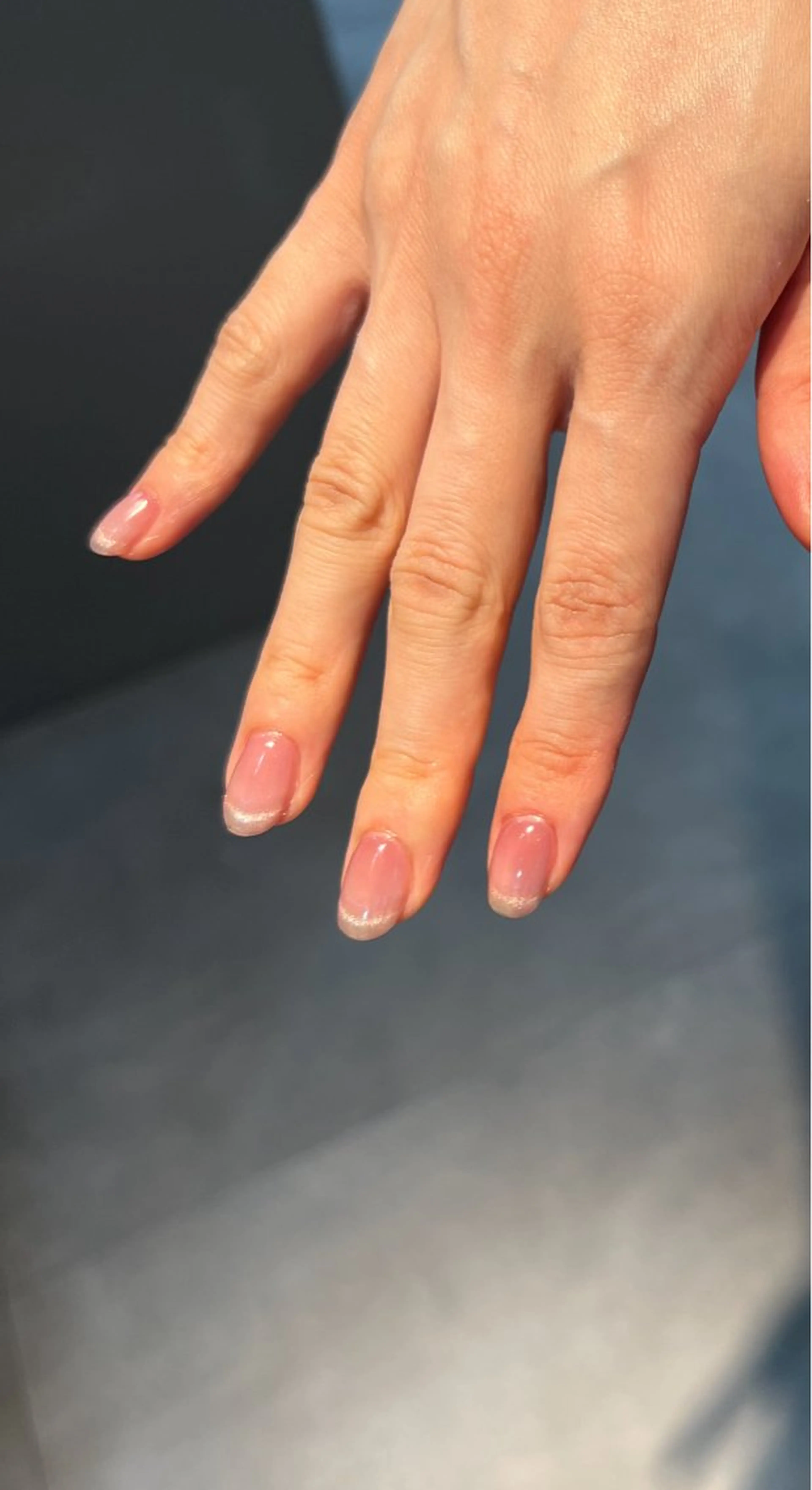 ネイル フレンチネイル マグネットネイル マグネットフレンチ nail salon tiffin【ティフィン】所属・tiffin♡ mizukiのネイルデザイン