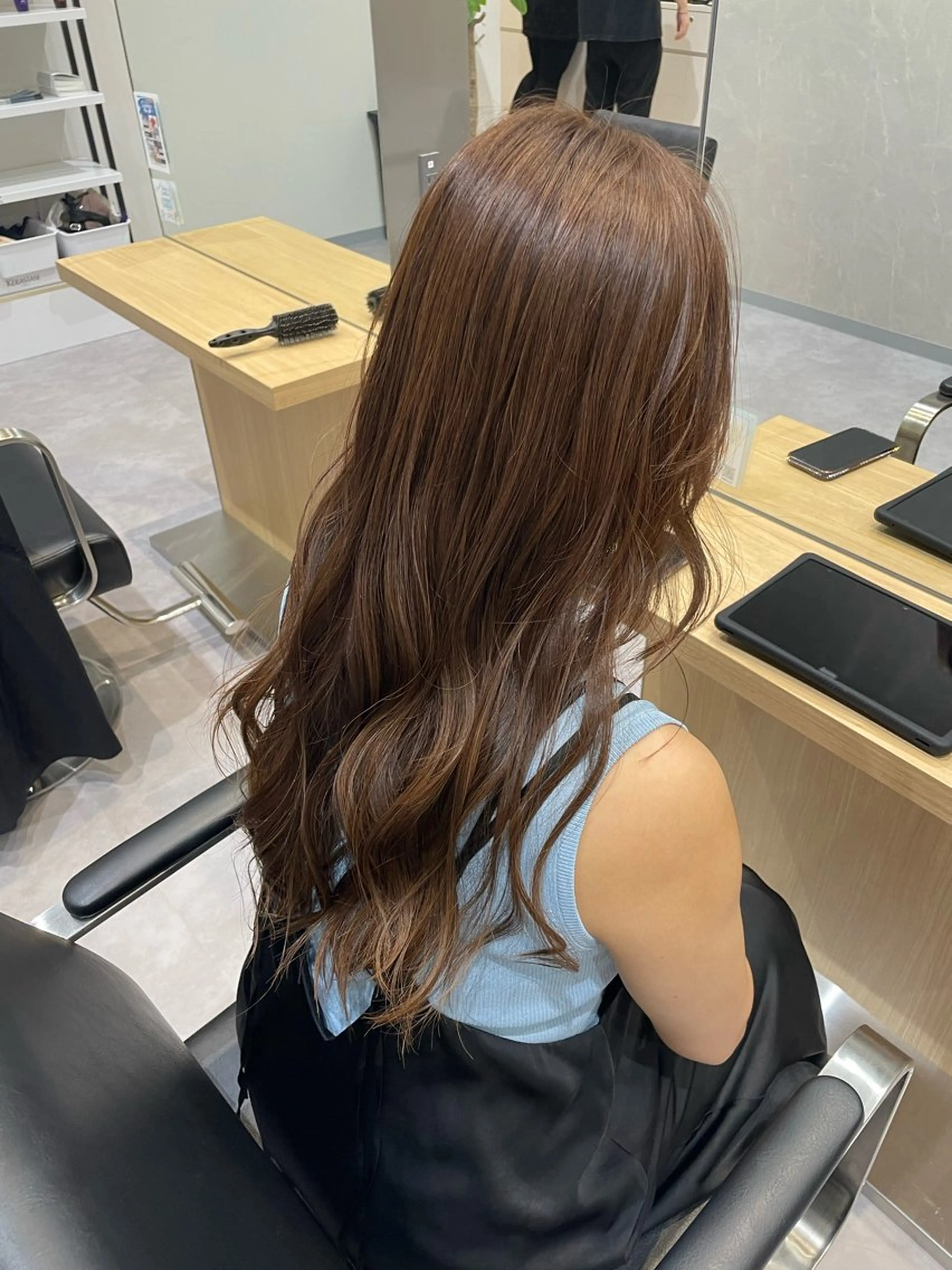 ロング カラー 中国人美容師／透明感 縮毛矯正/ジャックのヘアスタイル