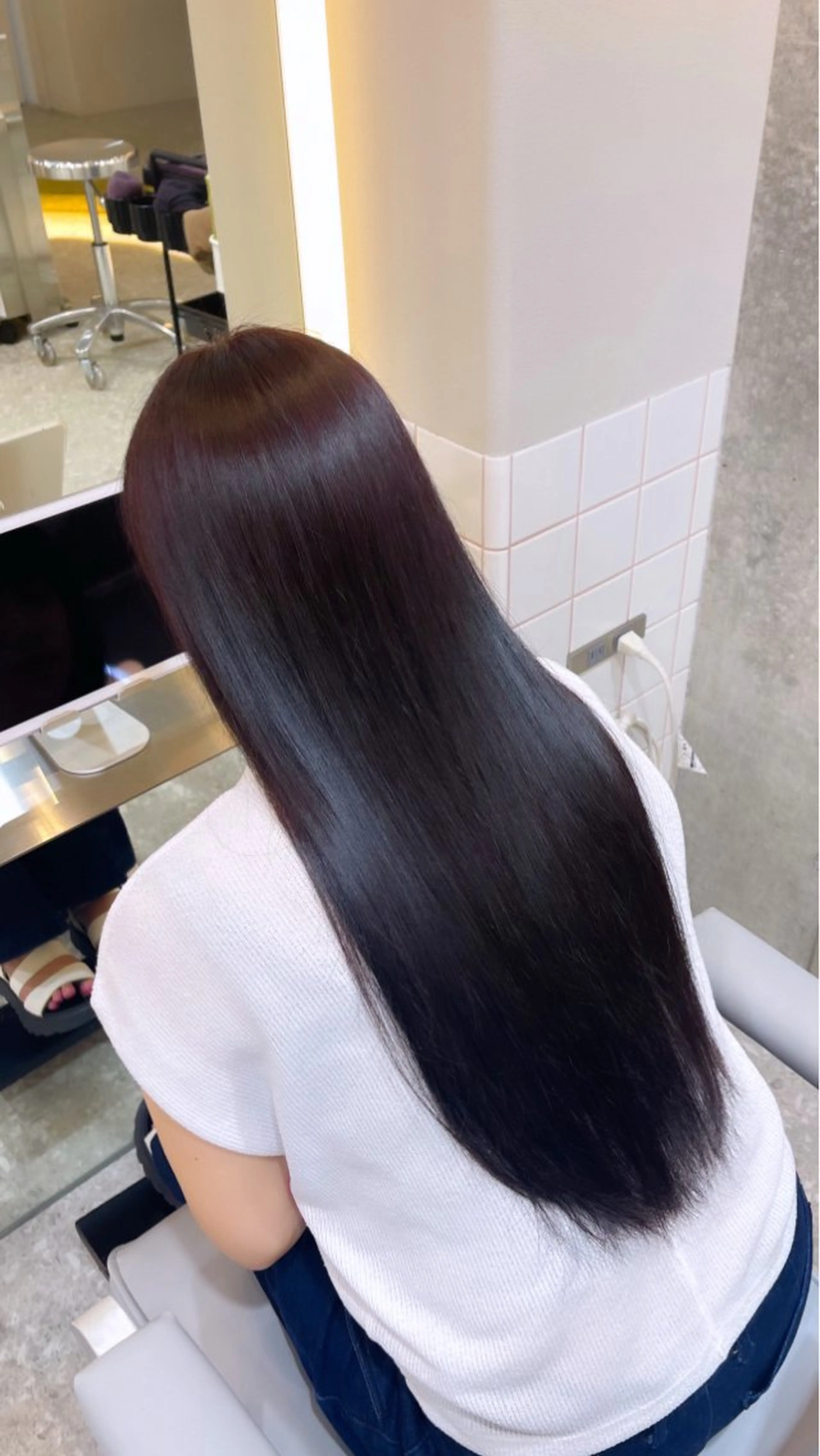 ロング カラー 新宿/美髪矯正/ 透明感カラー/たくのヘアスタイル