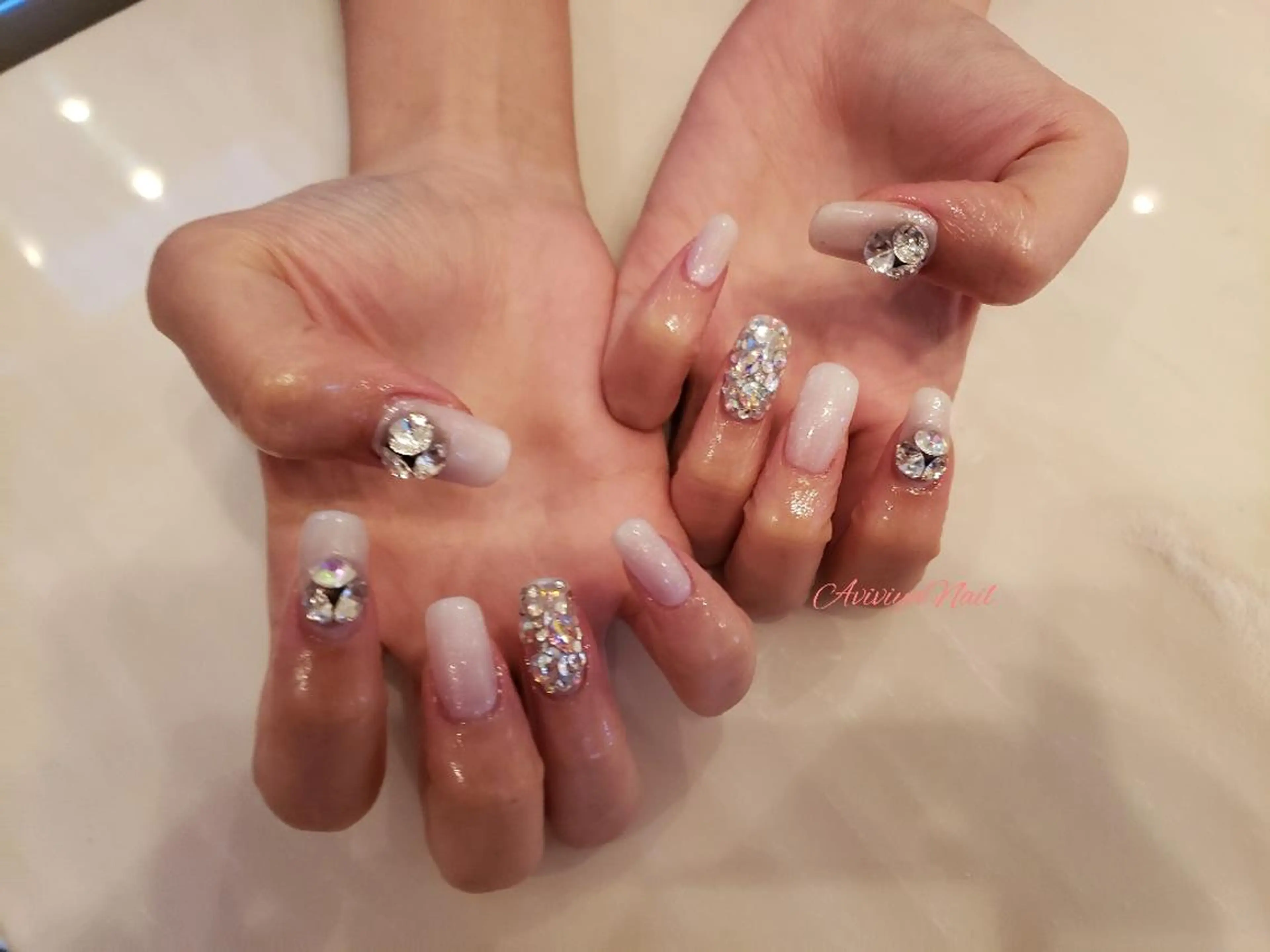 ネイル ブライダルネイル AviviyaNail所属・kubo ayaのネイルデザイン