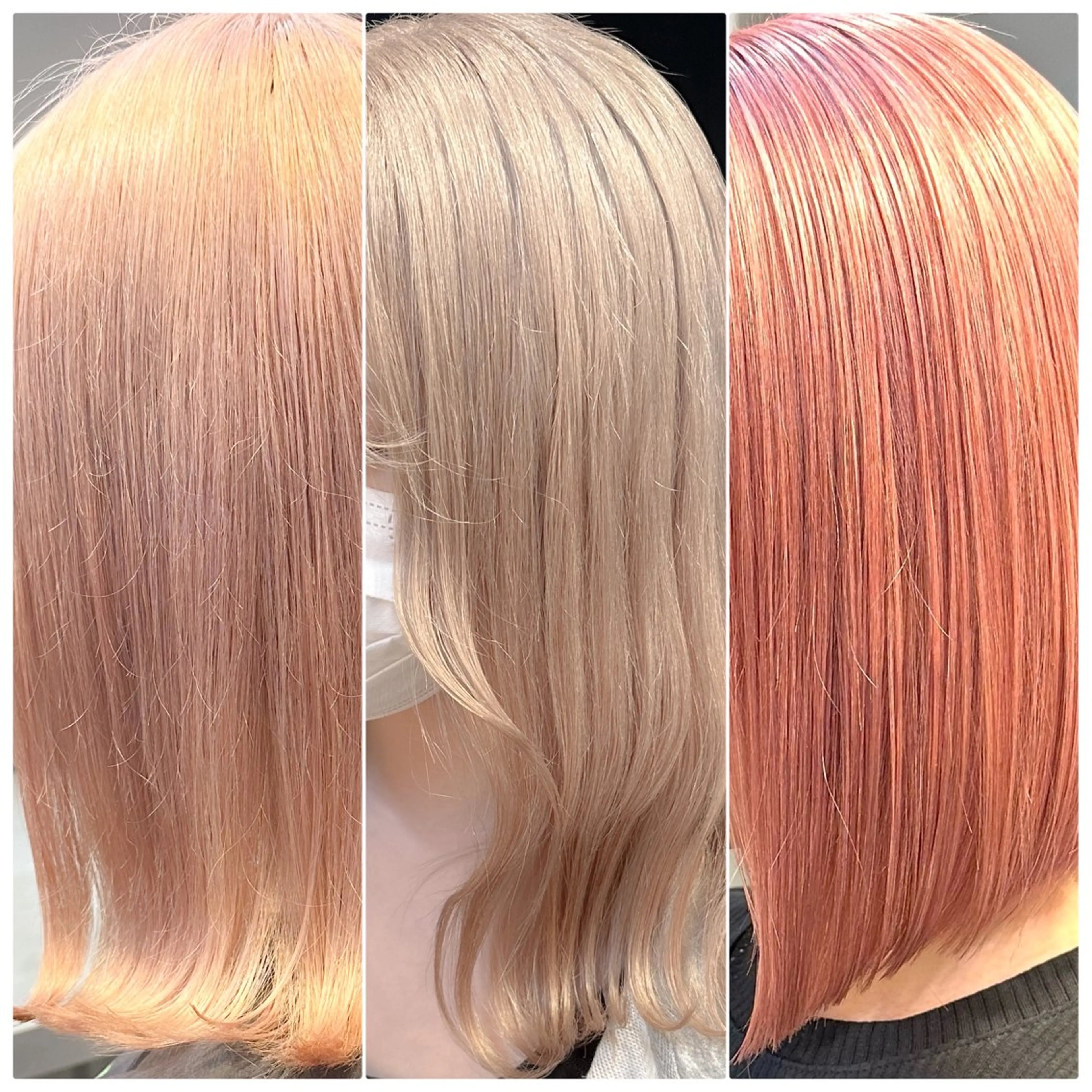 ミディアム カラー カット ヘアカラー トリートメント 💖ハイライト/ハイ トーン💖MIKIのヘアスタイル