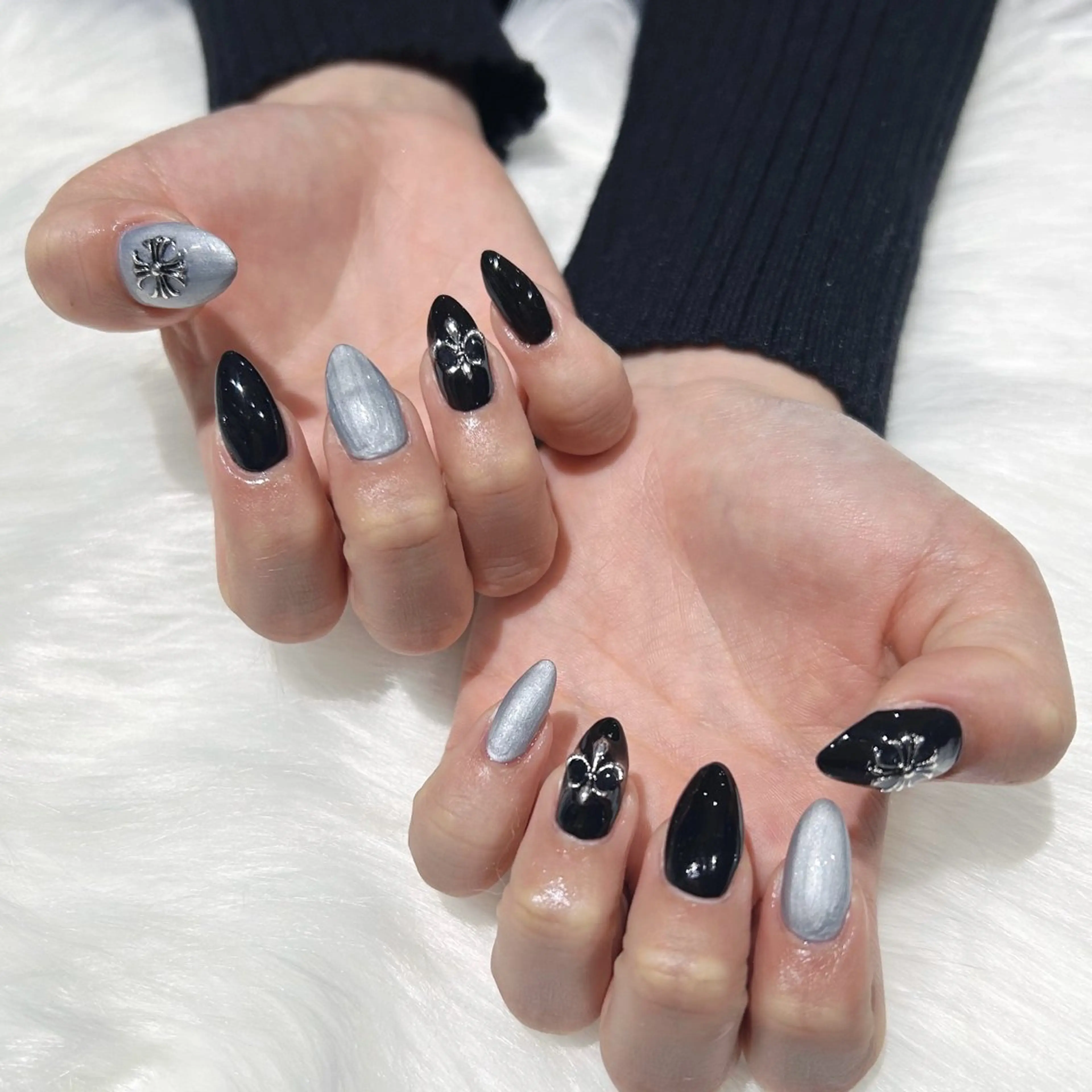 ネイル ワンカラーネイル シンプルネイル ハンドネイル ぷりゅねる 心斎橋のネイルデザイン