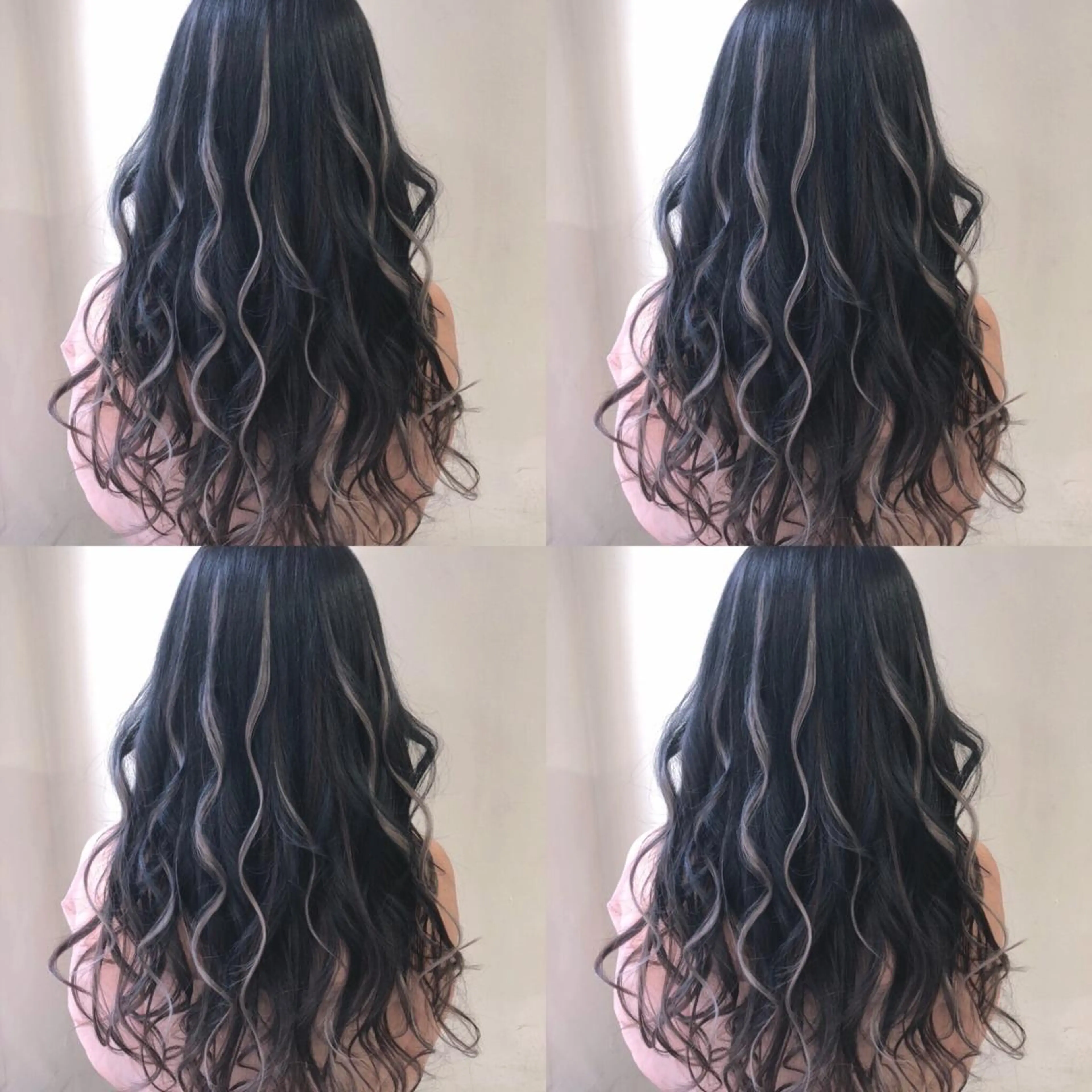 ロング カラー シールエクステ ハイライトカラー エクステ ハイライト 🌷MAYU 🌷のヘアスタイル