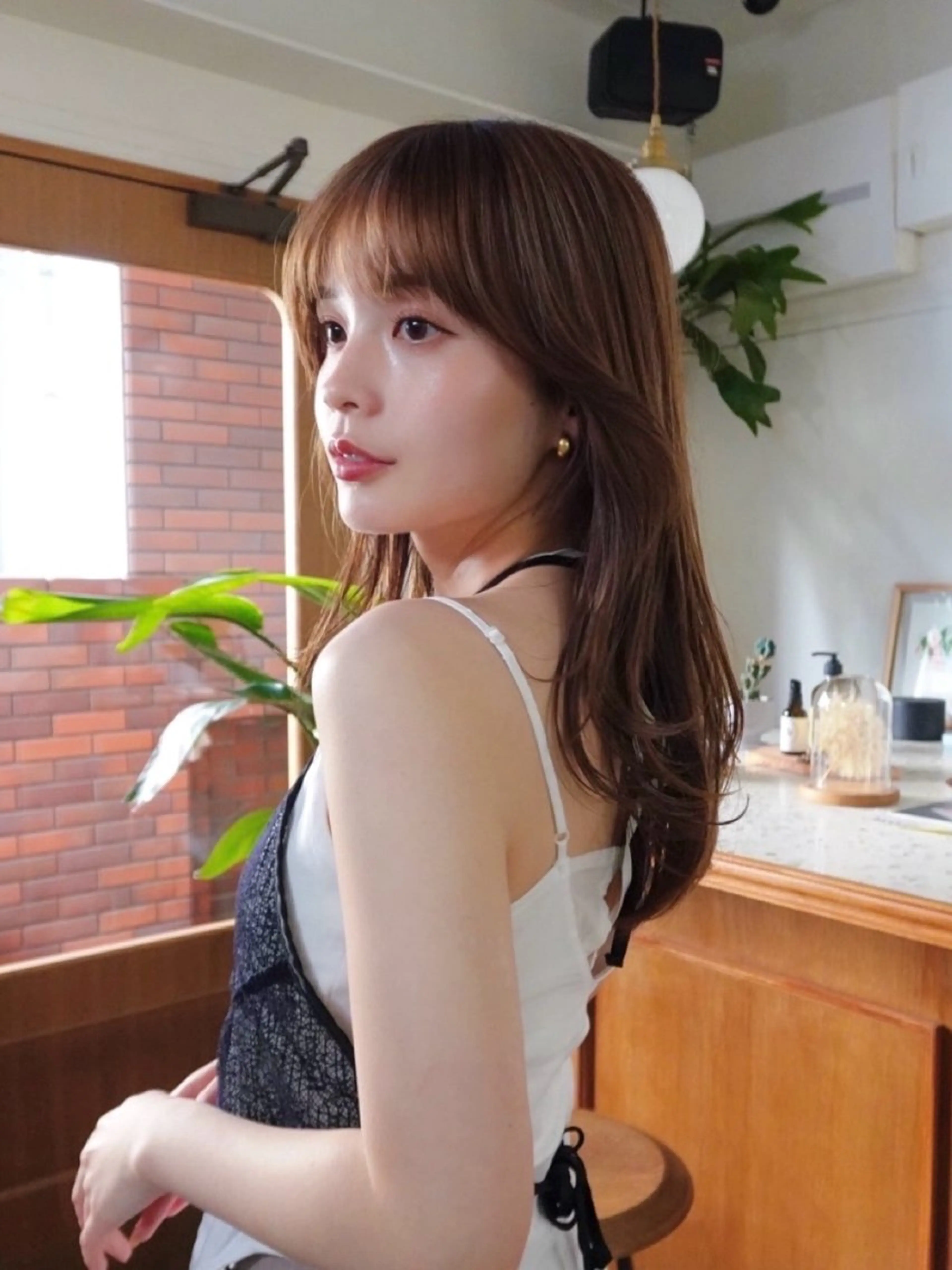 ロング カラー ベージュカラー 透明感カラー オリーブベージュ レイヤーカット トリートメント CIEN所属・ayano🫧 《CIEN》のヘアスタイル