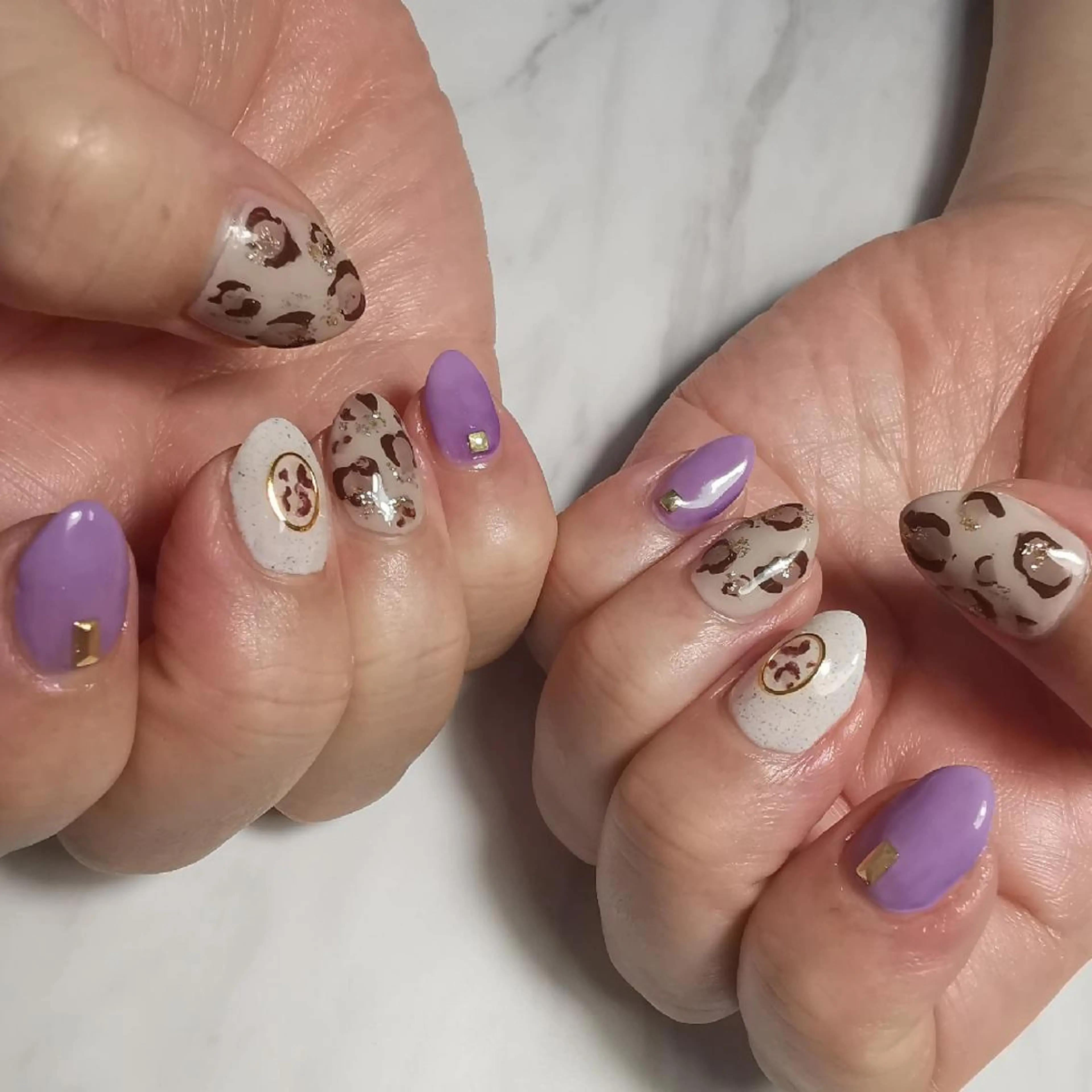 ネイル アニマル柄 ハンドネイル reve あやののネイルデザイン