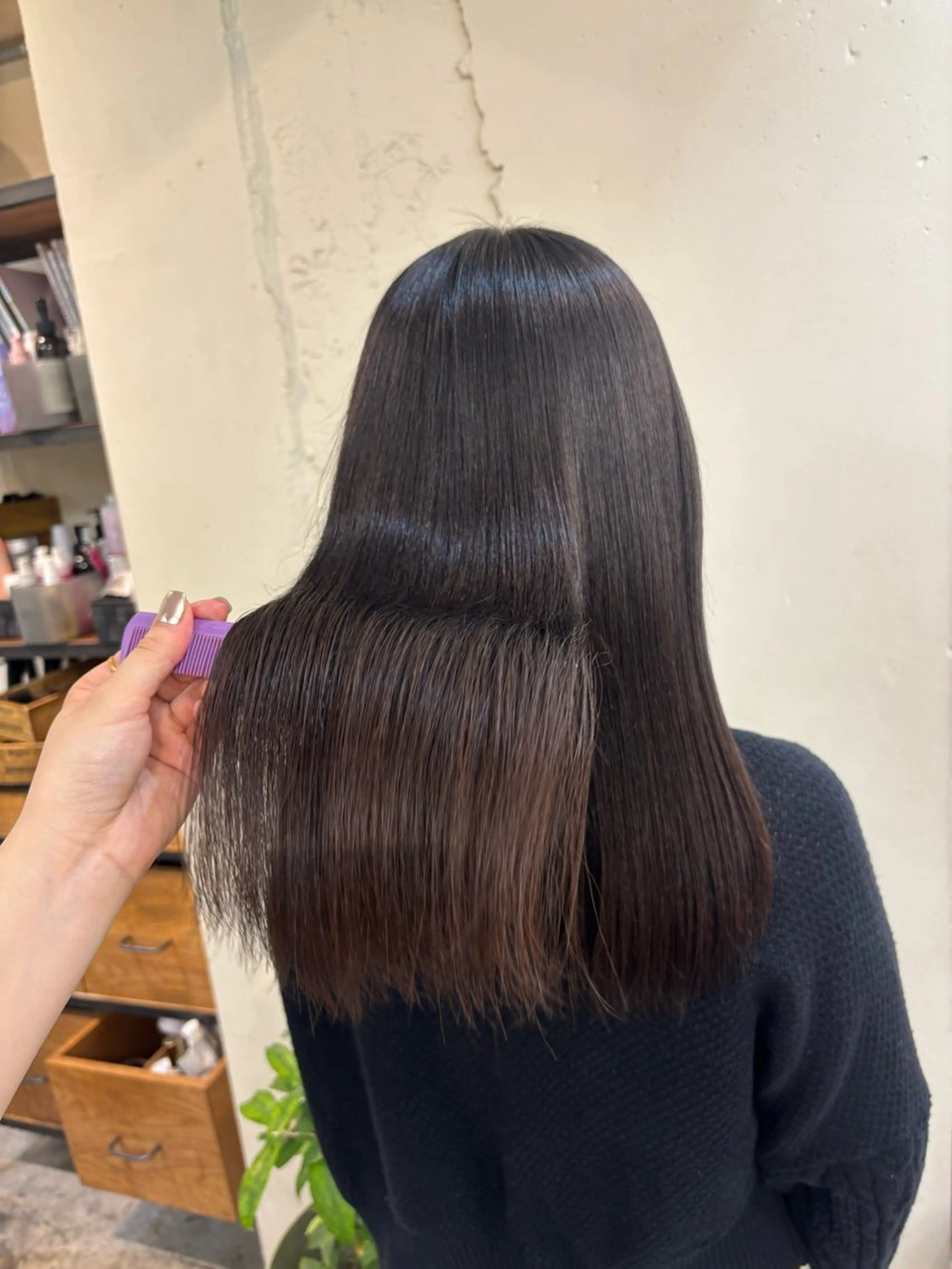 セミロング トリートメント Belle 新宿店所属・🐰パーマモデル 募集中/ゆな🐰のヘアスタイル