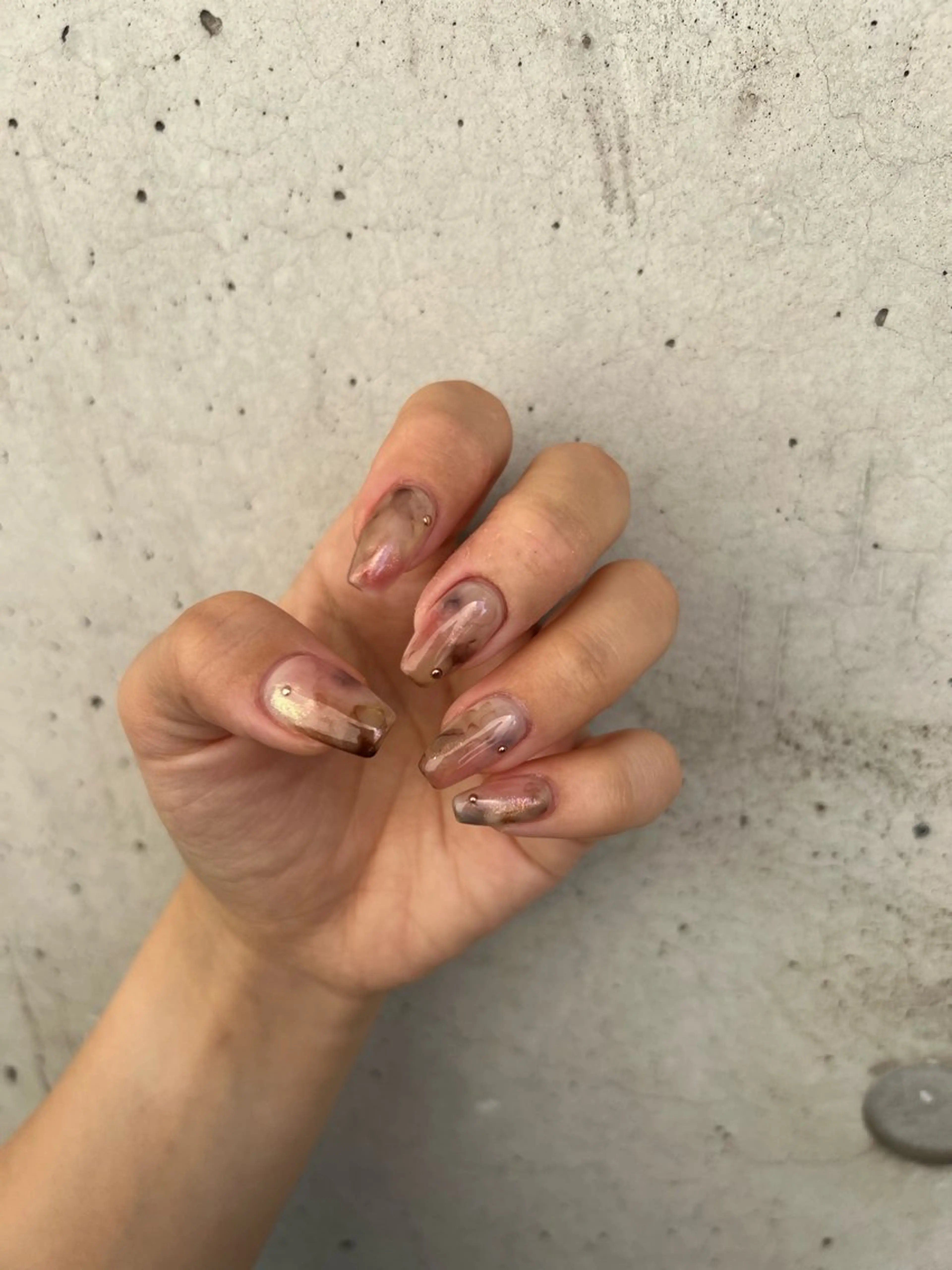 ネイル 持ち込み ニュアンスネイル Charme. NOBUKOのネイルデザイン