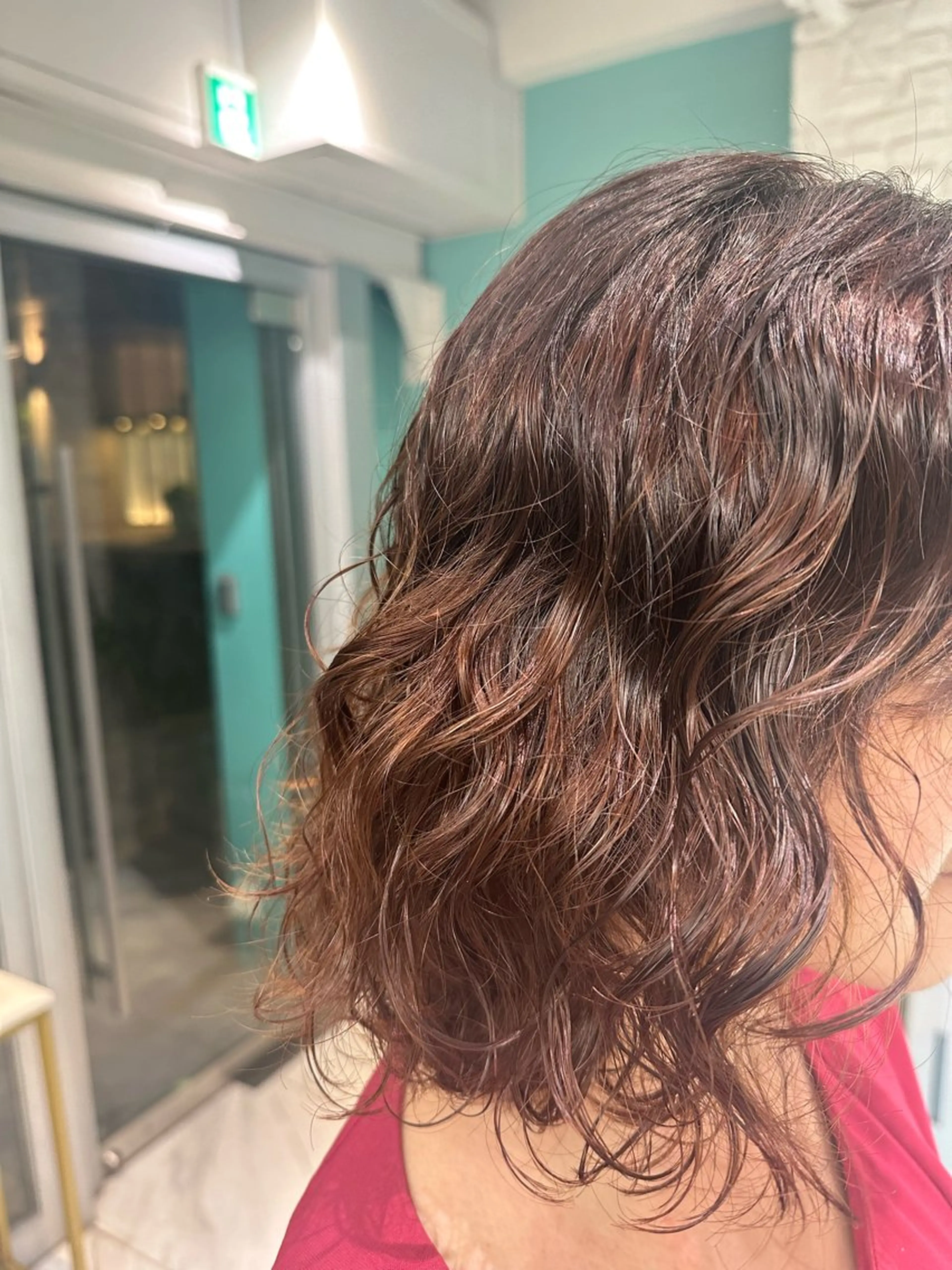 【ミニモ限定】ゆるふわコテ巻き風デジタルパーマ✨の写真