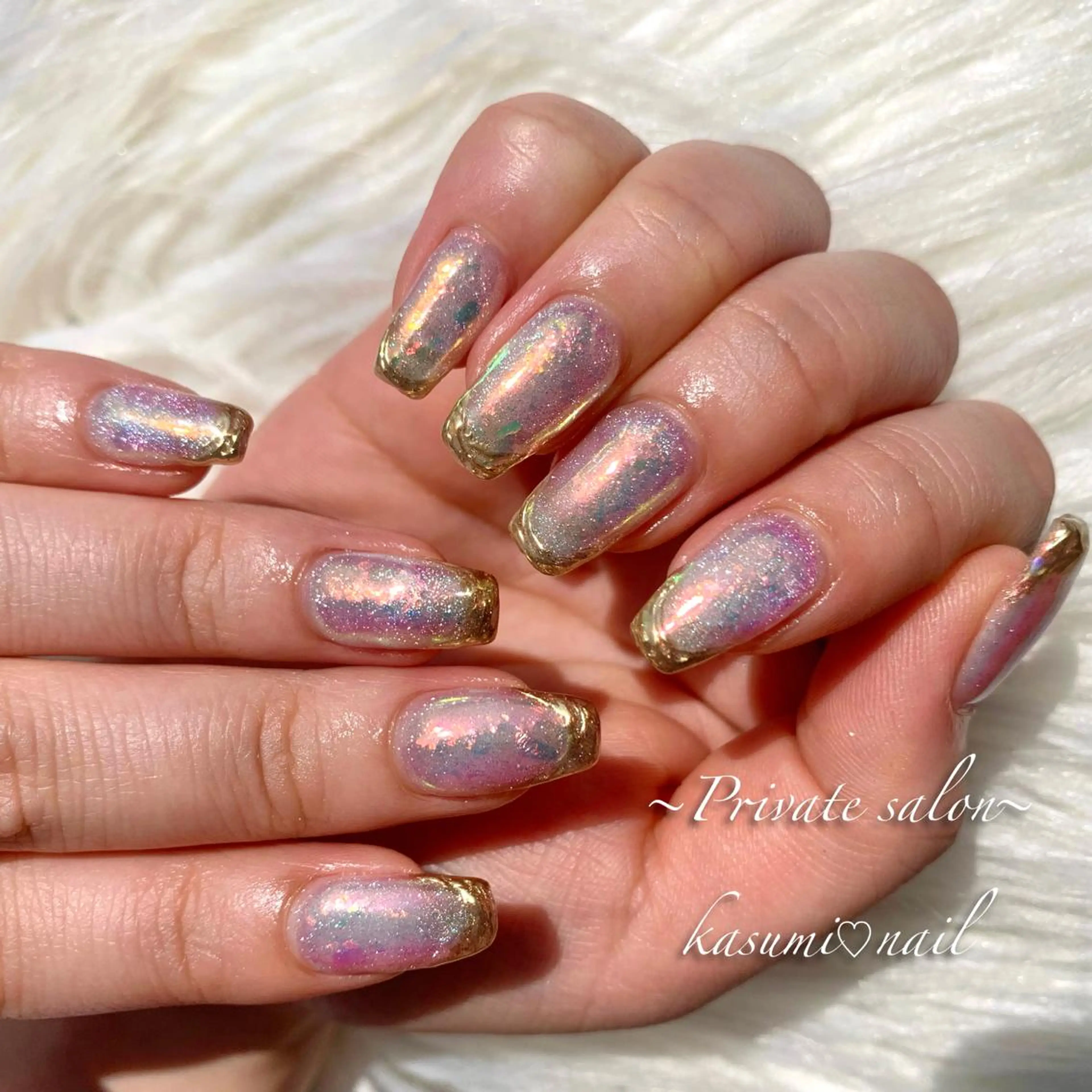 ネイル アートネイル フットネイル フレンチネイル ロングネイル マグネットネイル KASUMI♡ Nailのネイルデザイン