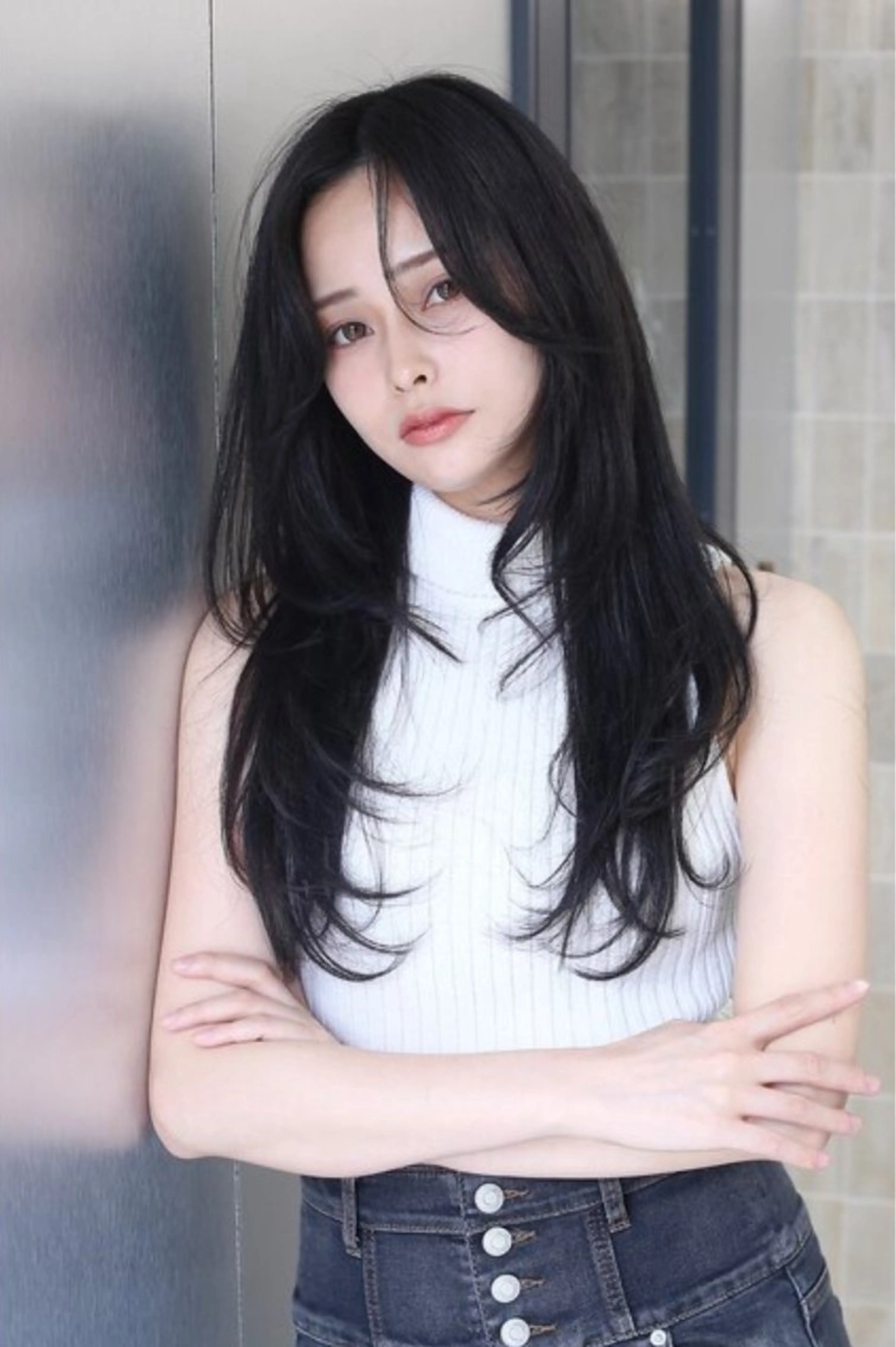 ロング 𩵋住 佳帆のヘアスタイル