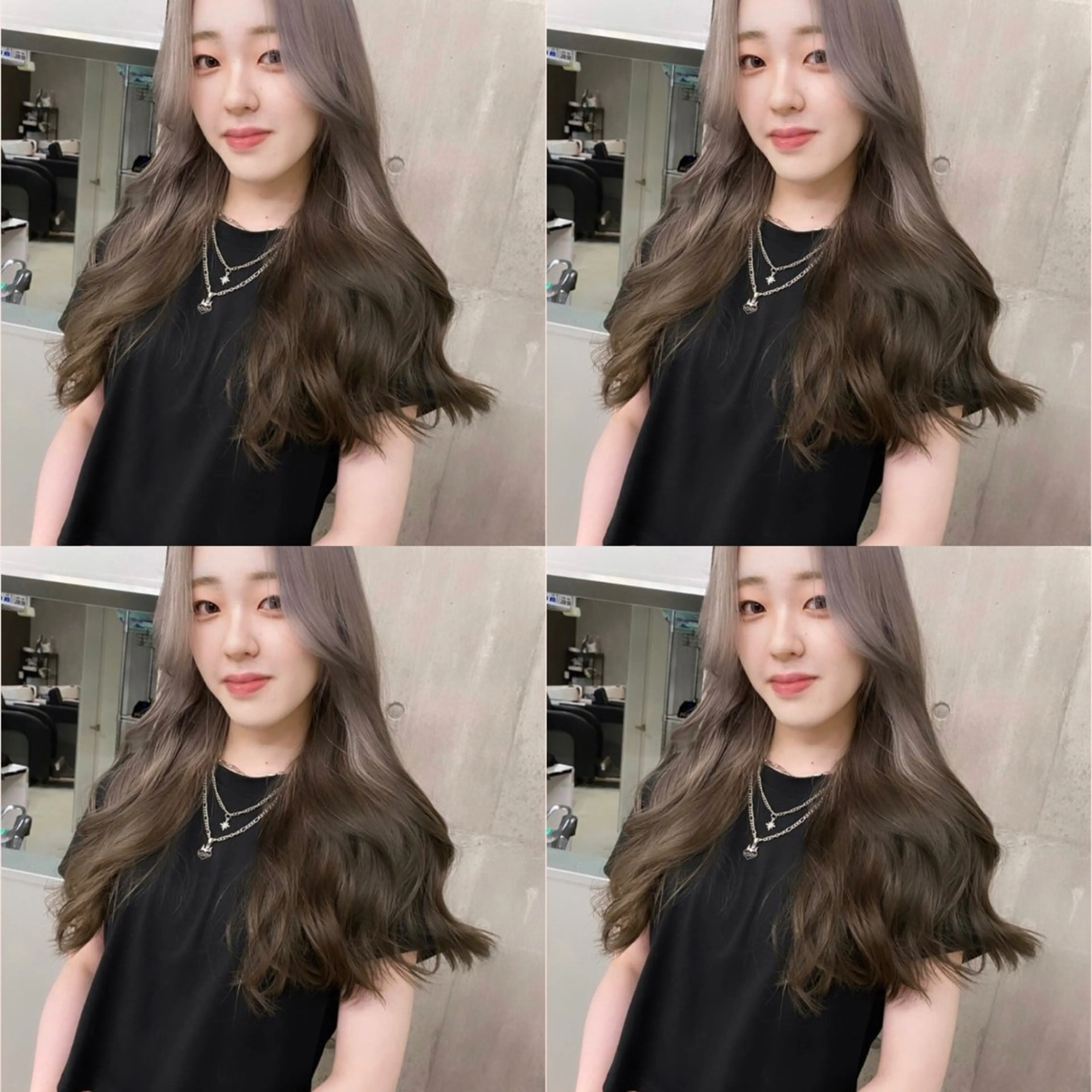 ロング カラー ヘアカラー トリートメント 💎yuto💎 ハイトーン/韓国ヘアのヘアスタイル
