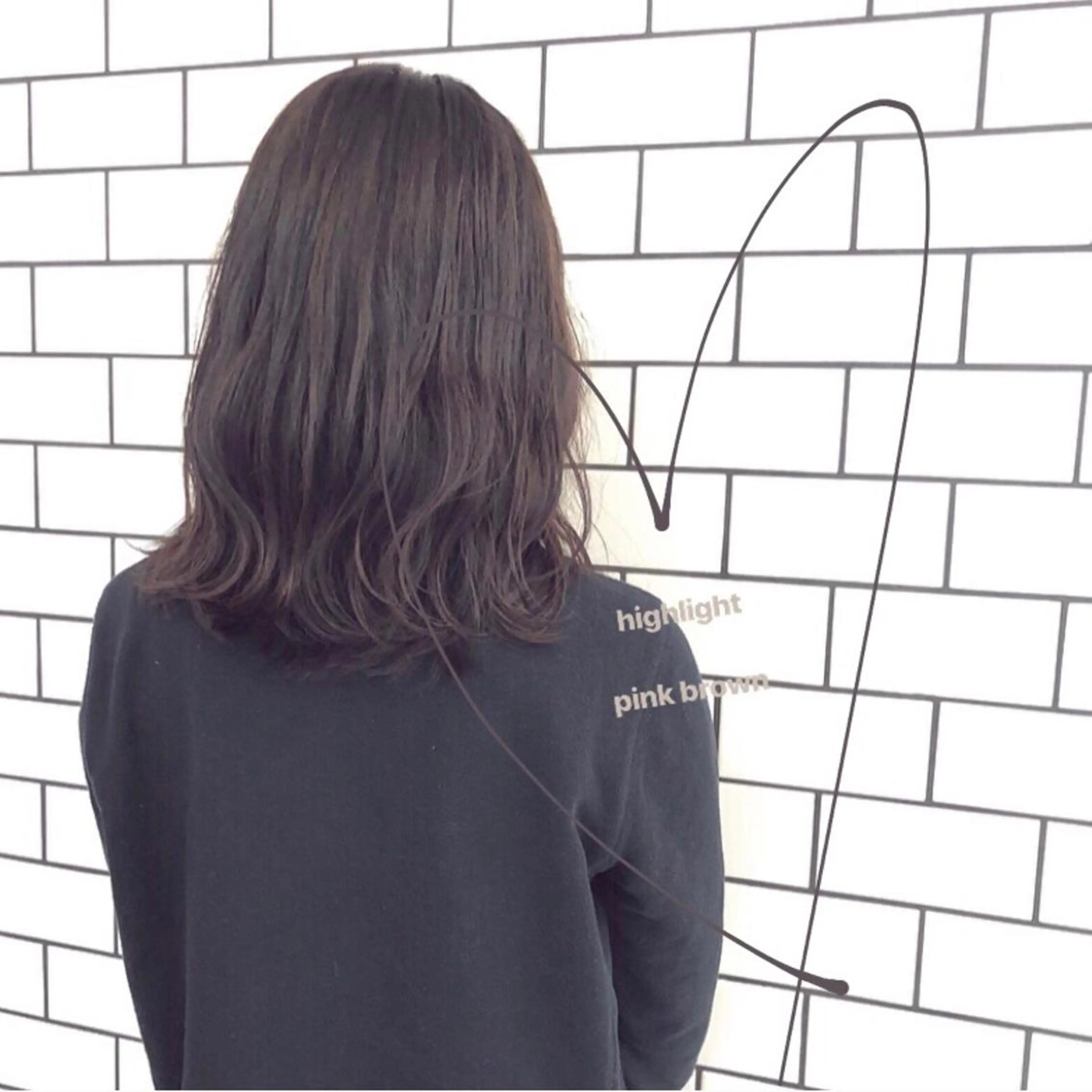 ミディアム カラー お洒落パーマ/ 艶カラー/michiのヘアスタイル