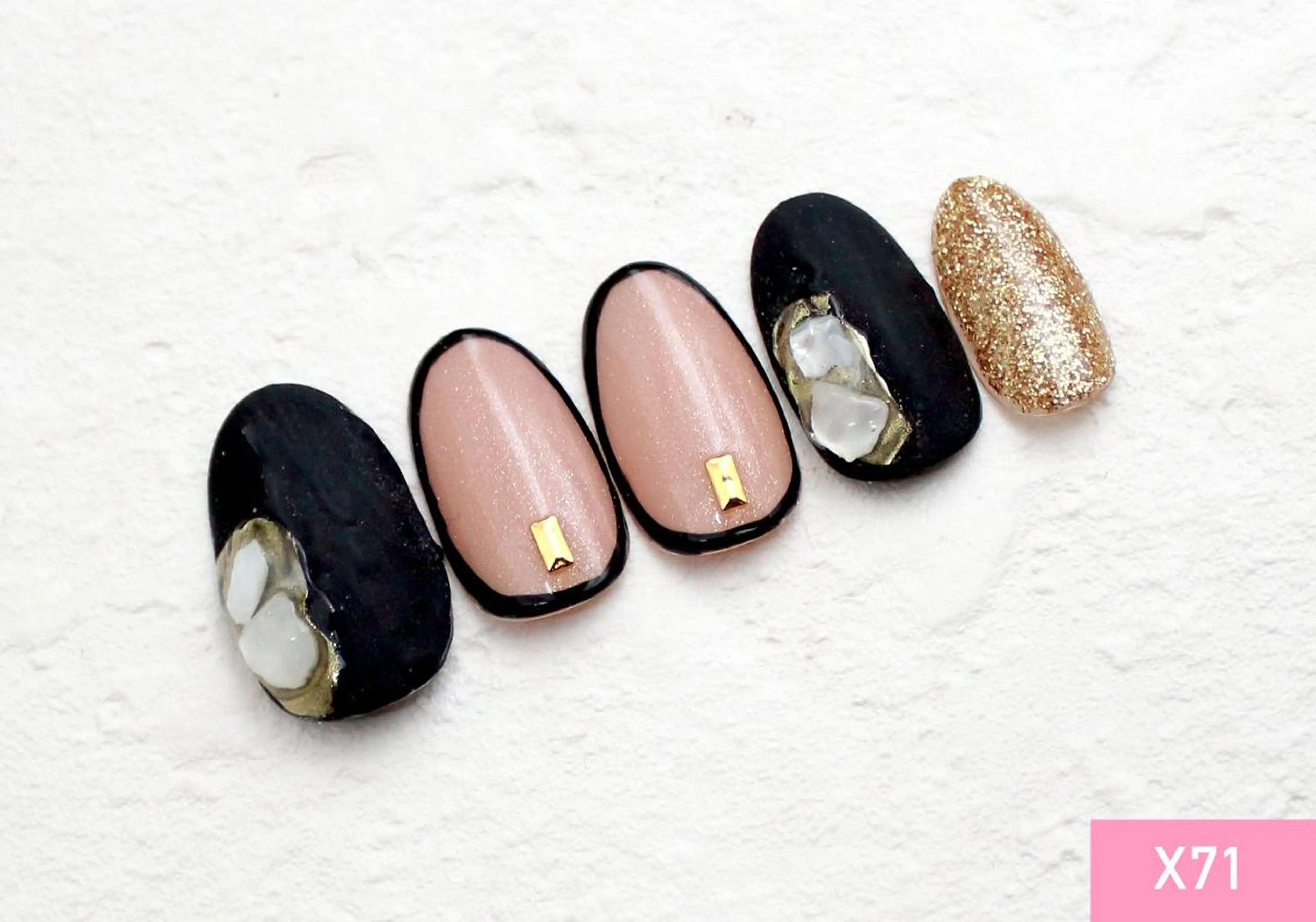 ネイル アートネイル ジェルネイル マグネットネイル ネイル nanのネイルデザイン