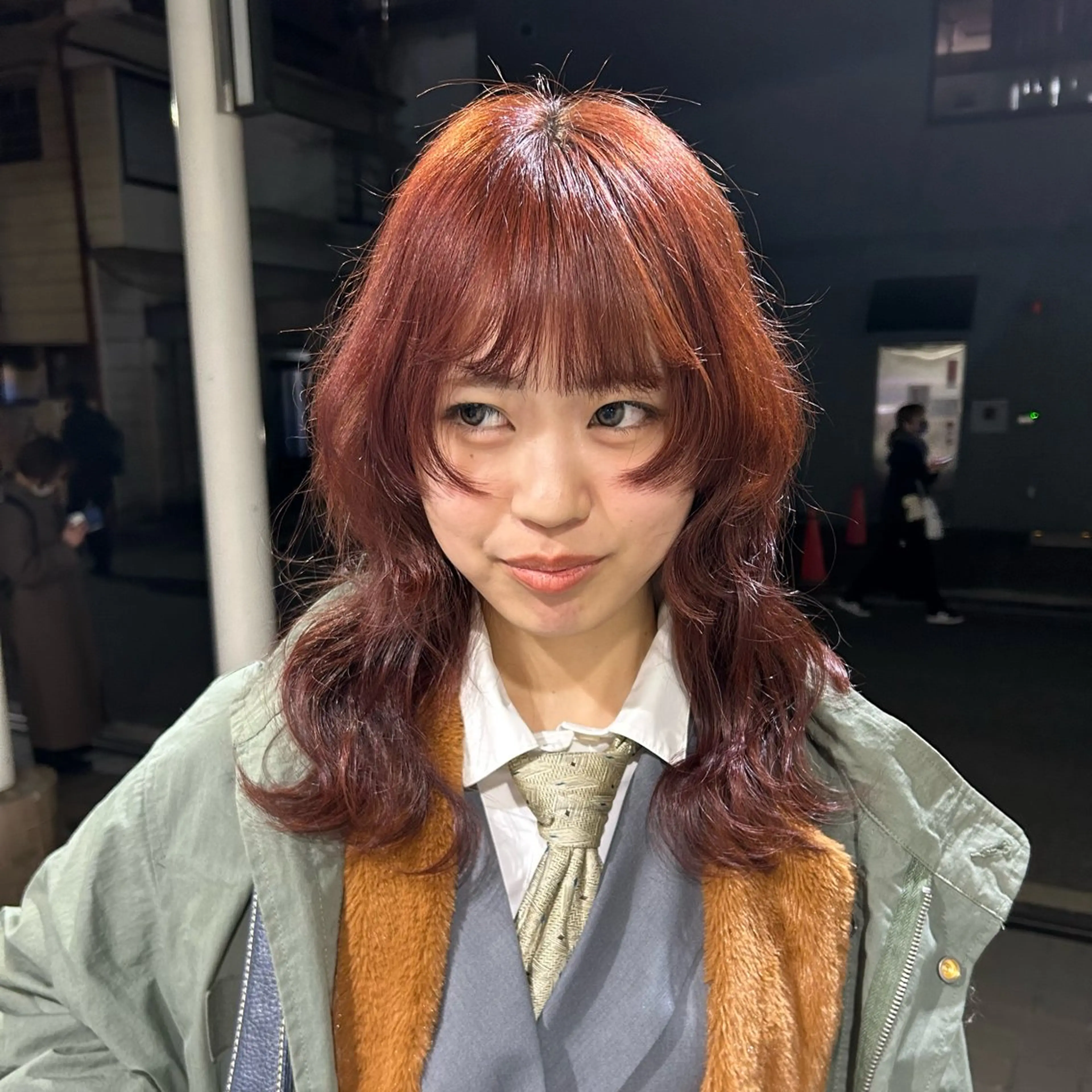 ブリーチなしダブルカラーの写真