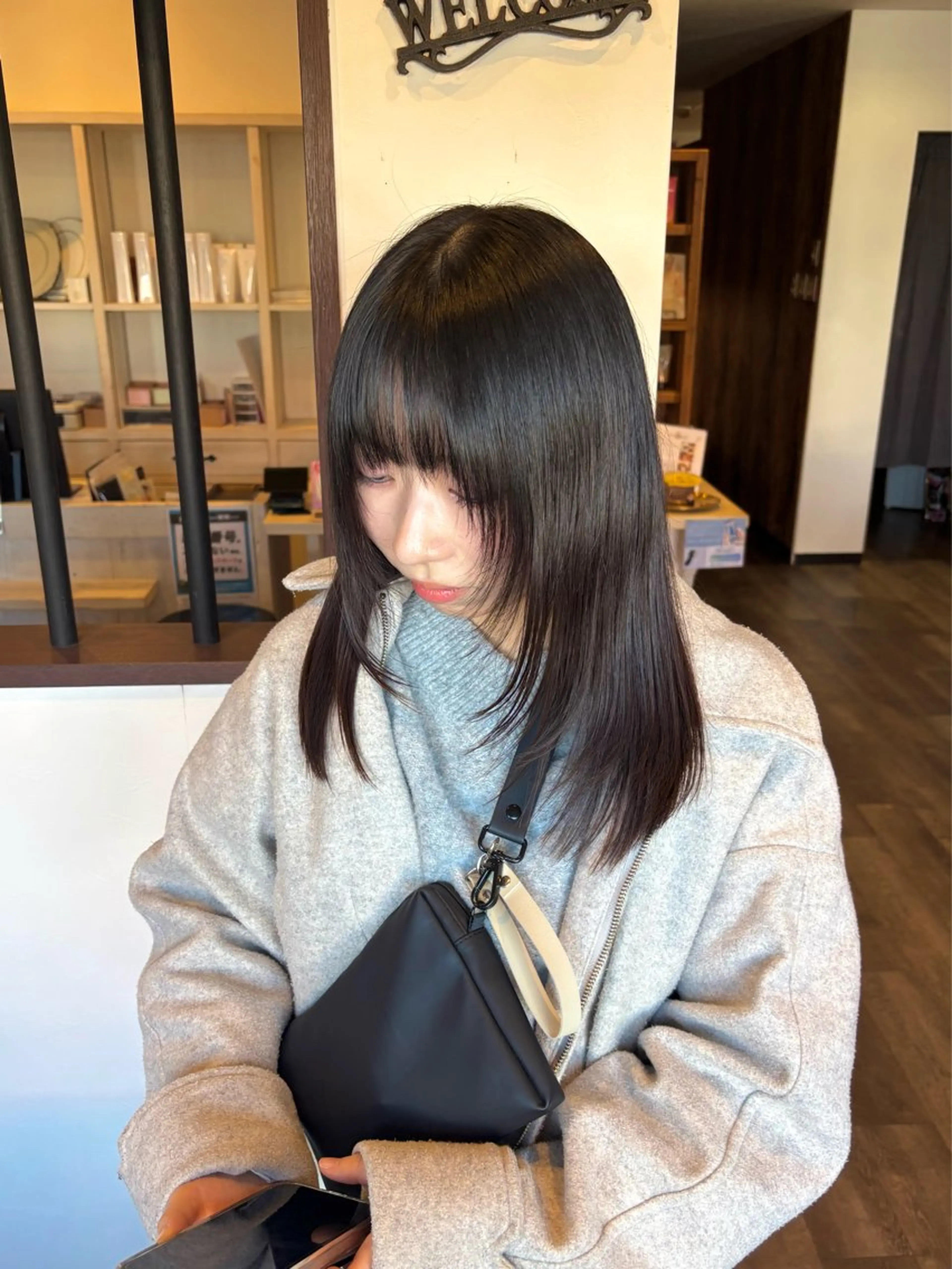 ロング カット トリートメント 勝田 沙耶のヘアスタイル