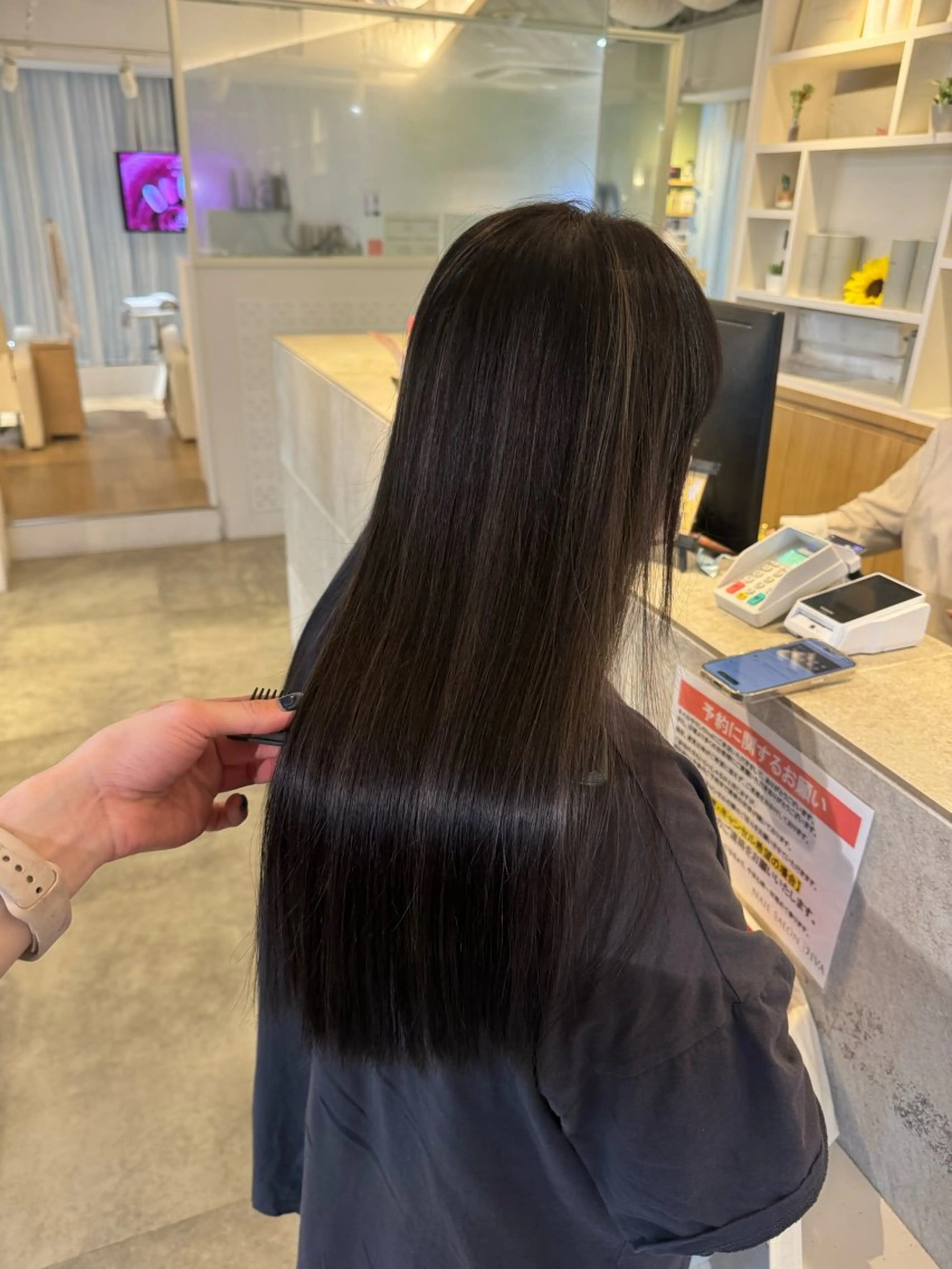 ロング カラー 中島 直哉のヘアスタイル