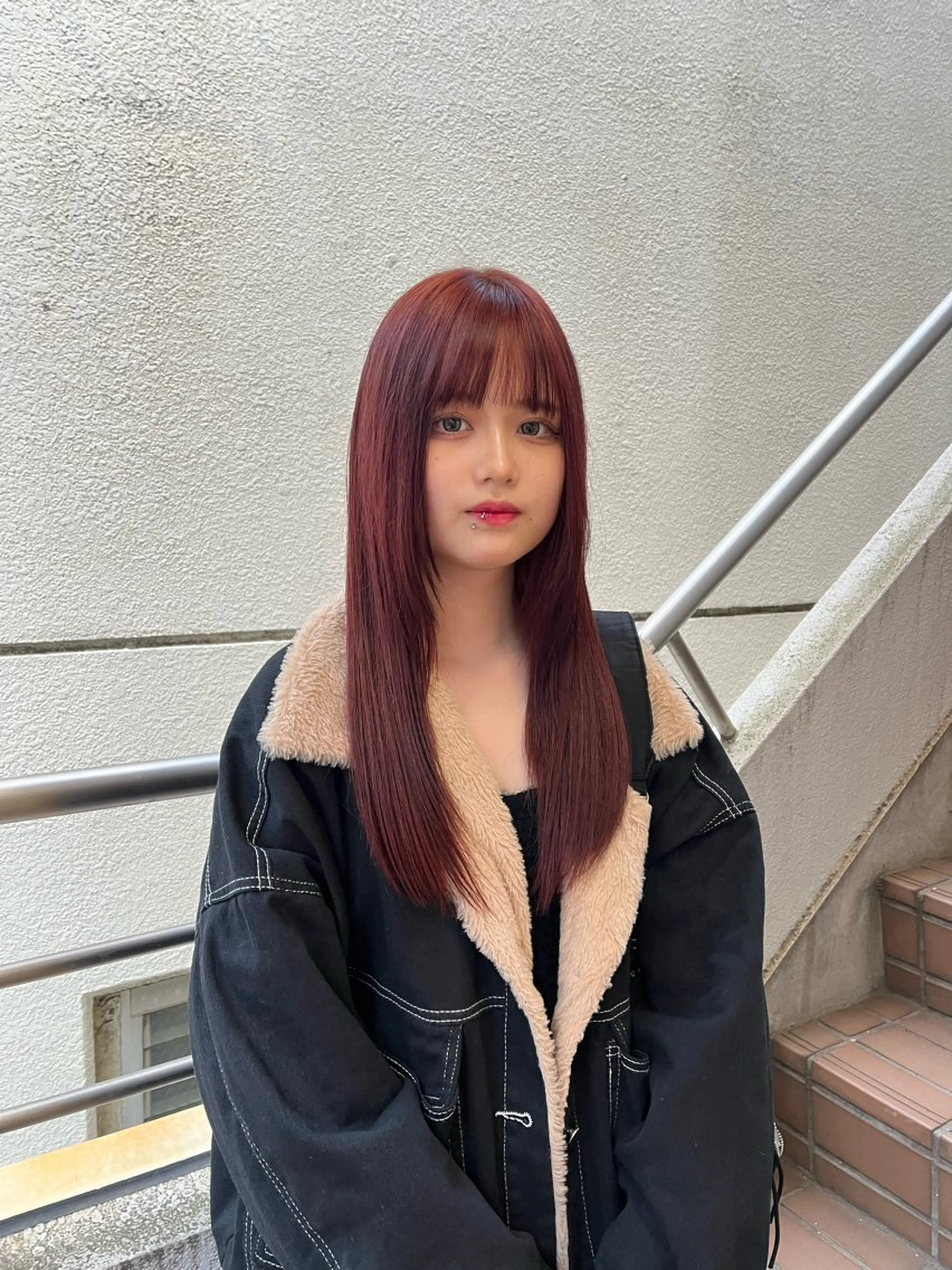 ロング カラー ヘアカラー トリートメント Kasumi | くすみブラウン×渋谷のヘアスタイル