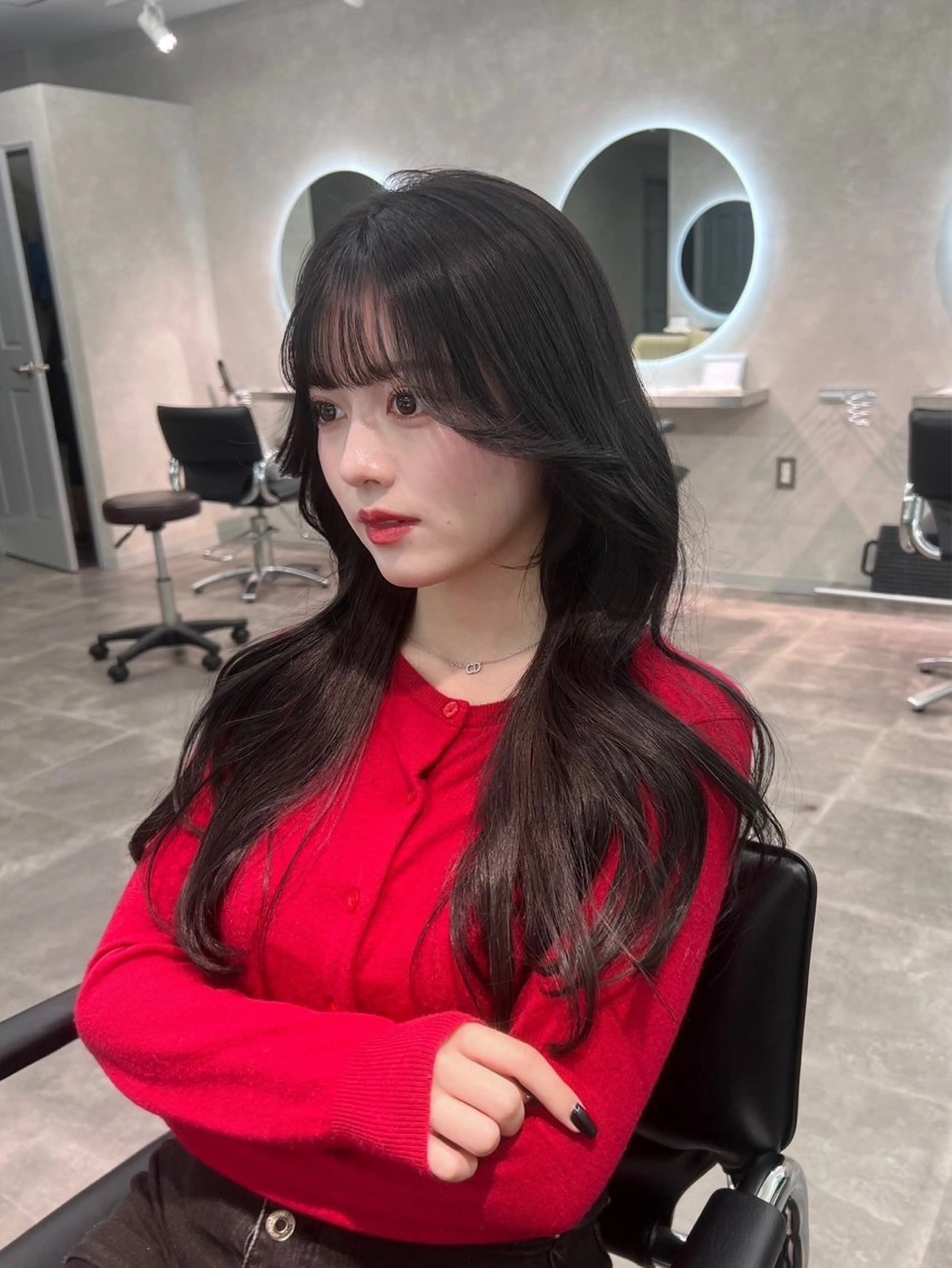 カット＋地下風ストレートの写真