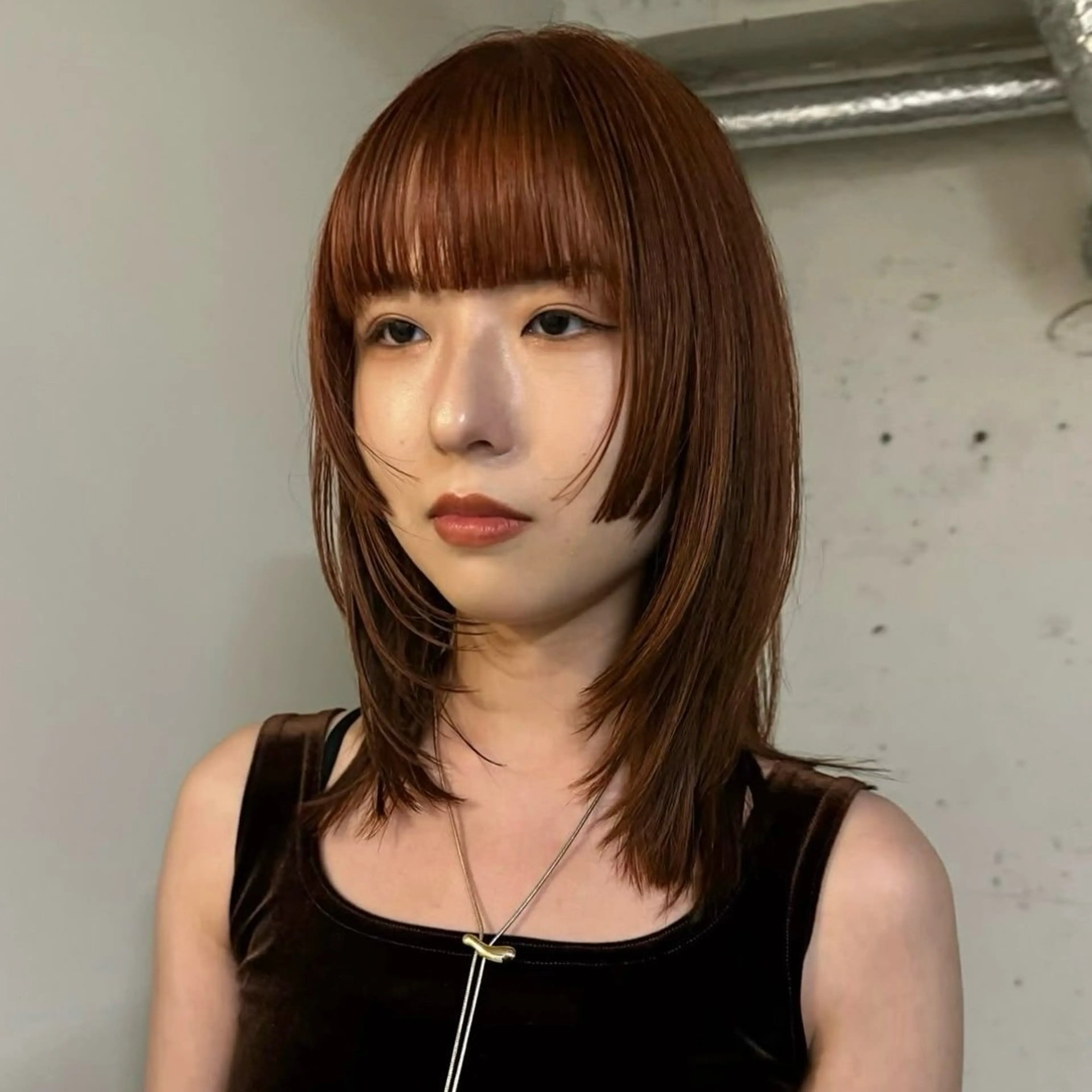 ミディアム レイヤーカット FILMS /香楓のヘアスタイル