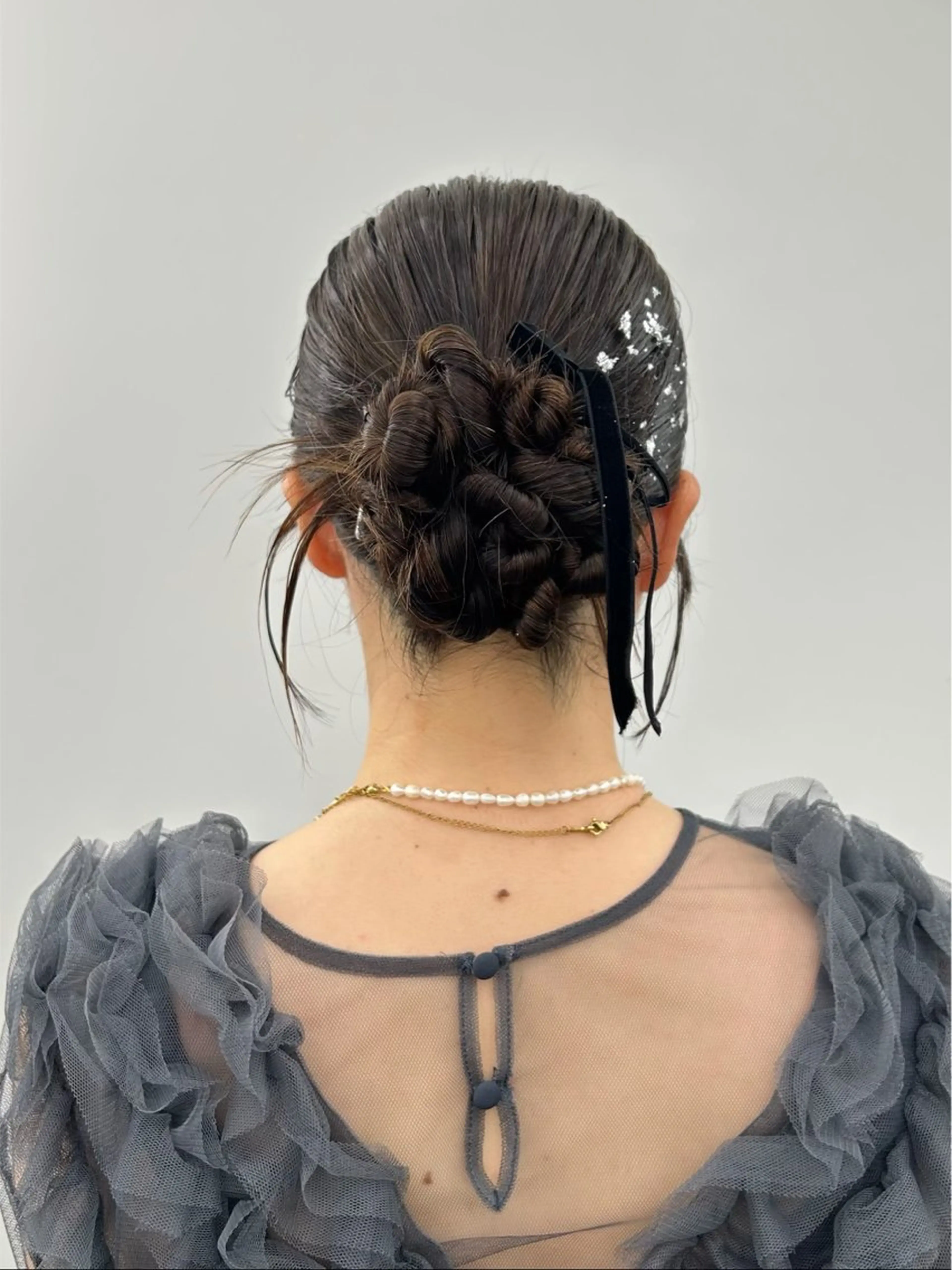 ロング ヘアアレンジ ヘアセット 韓国ヘア/顔周り ヘアセット/加藤優里のヘアスタイル