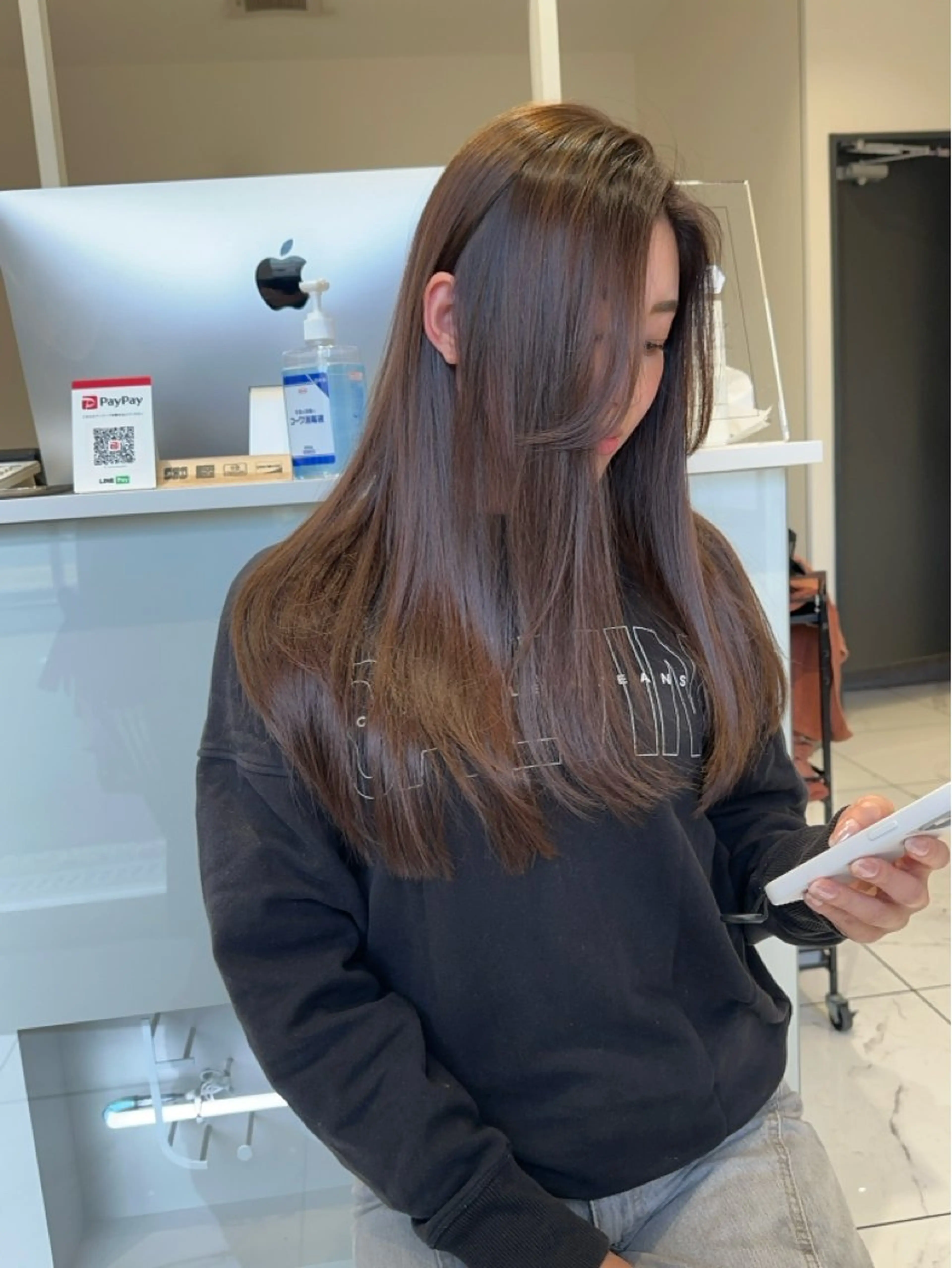 ミディアム 【t.a.g（タグ）】所属・ノンダメージ髪質改善 カラー💎/KURAのヘアスタイル