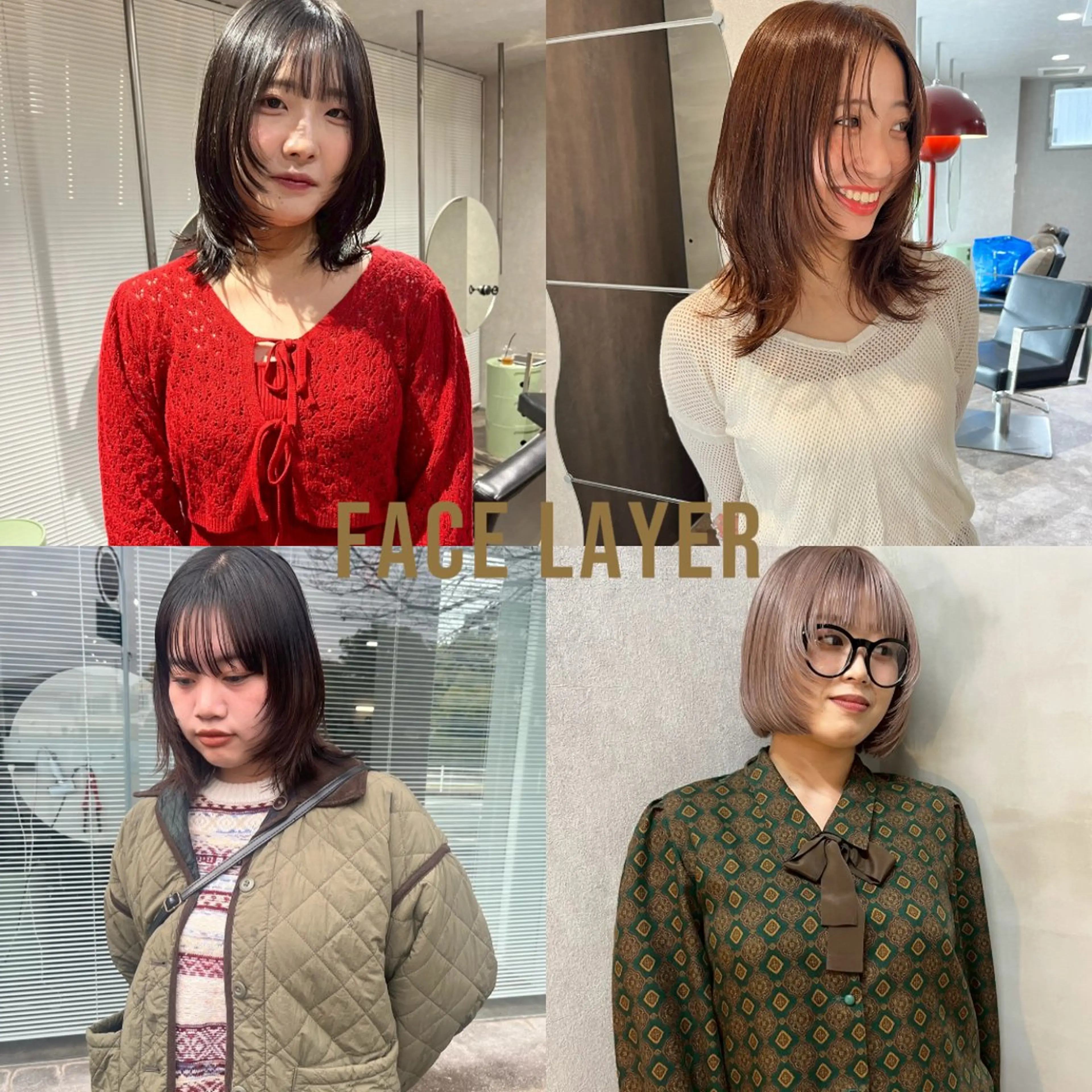 セミロング 顔周りカット レイヤーカット カット yuumi/大濠🪷 レイヤー/ハイトーンのヘアスタイル