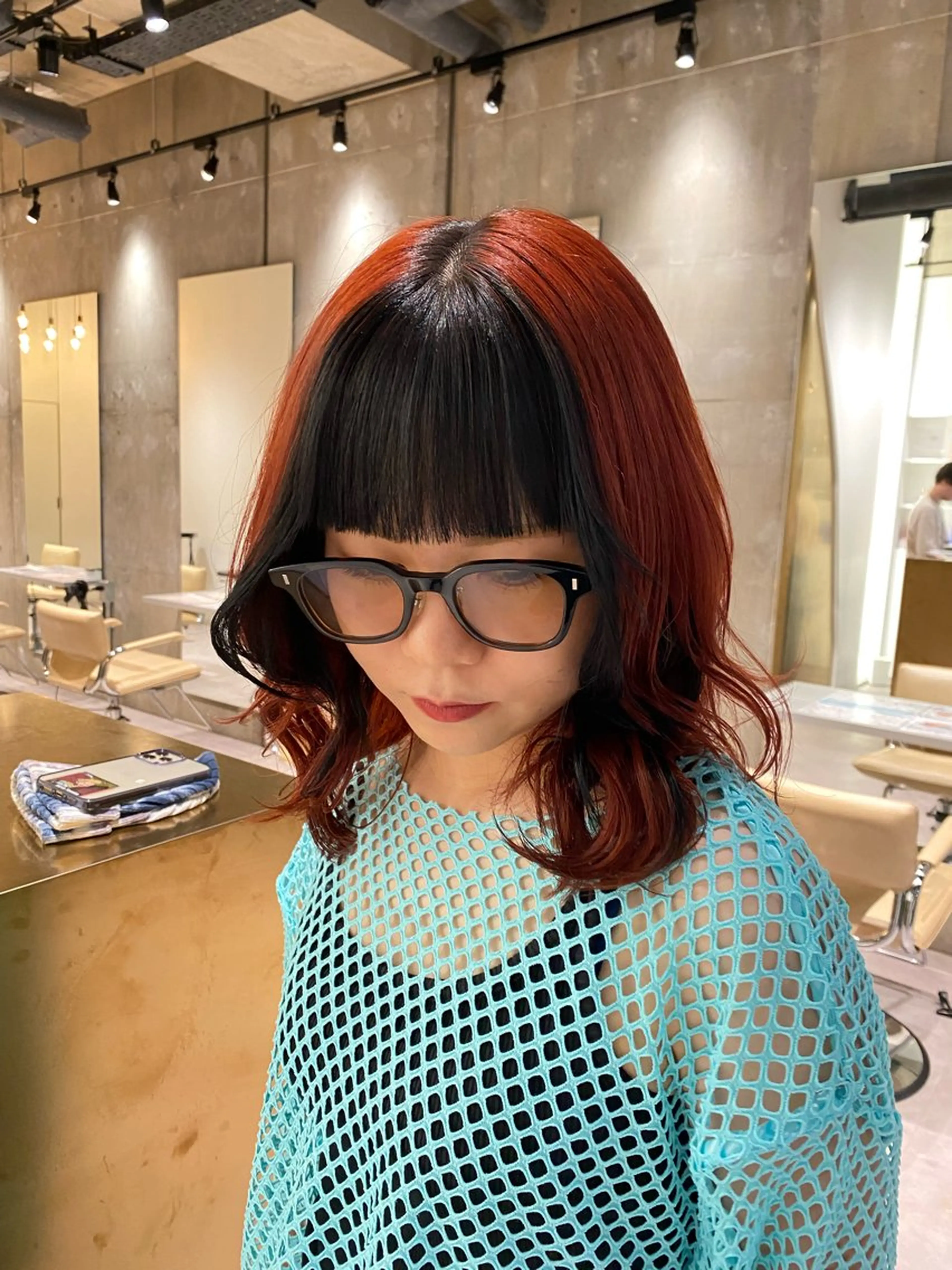 セミロング カット ヘアカラー トリートメント 無料カット募集中🌷 ちひり𓂃𓈒♡‪のヘアスタイル