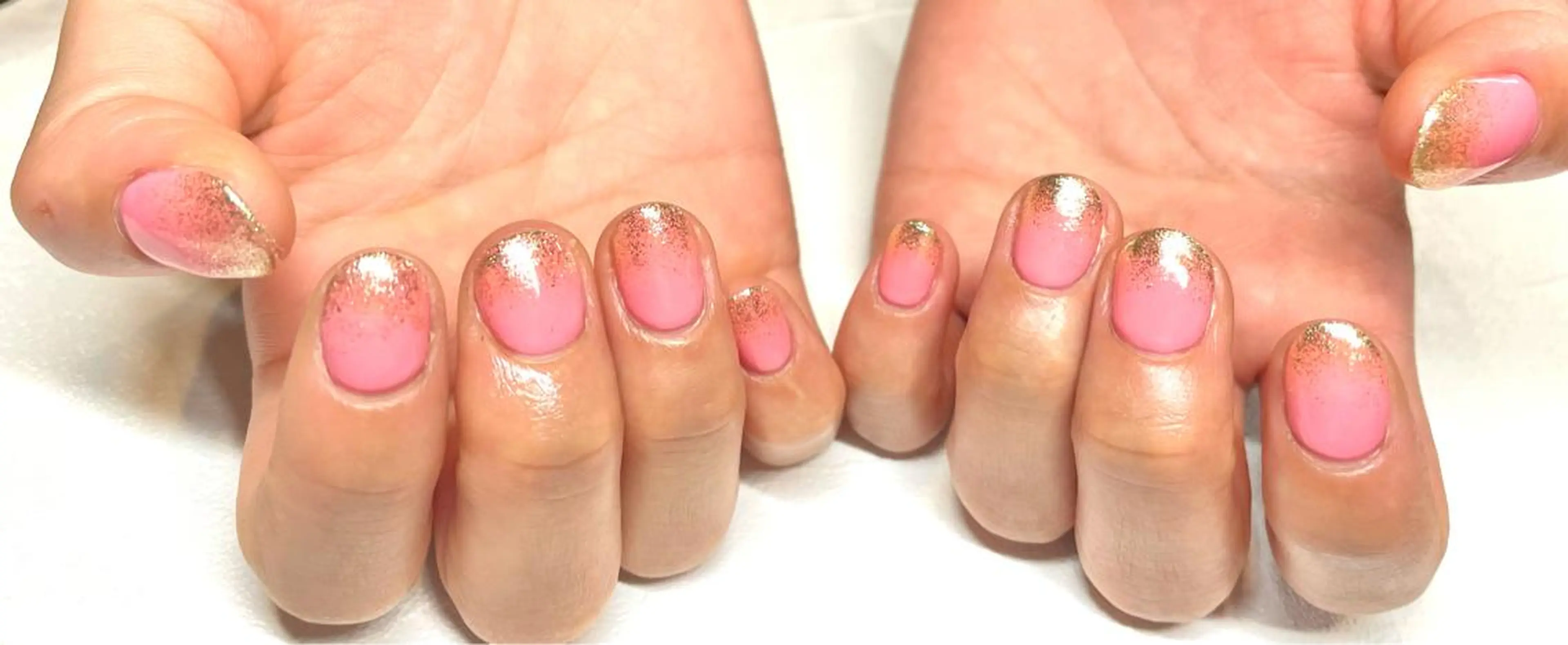 ネイル ラメ(グリッター) ワンカラーネイル ささき れいなのネイルデザイン