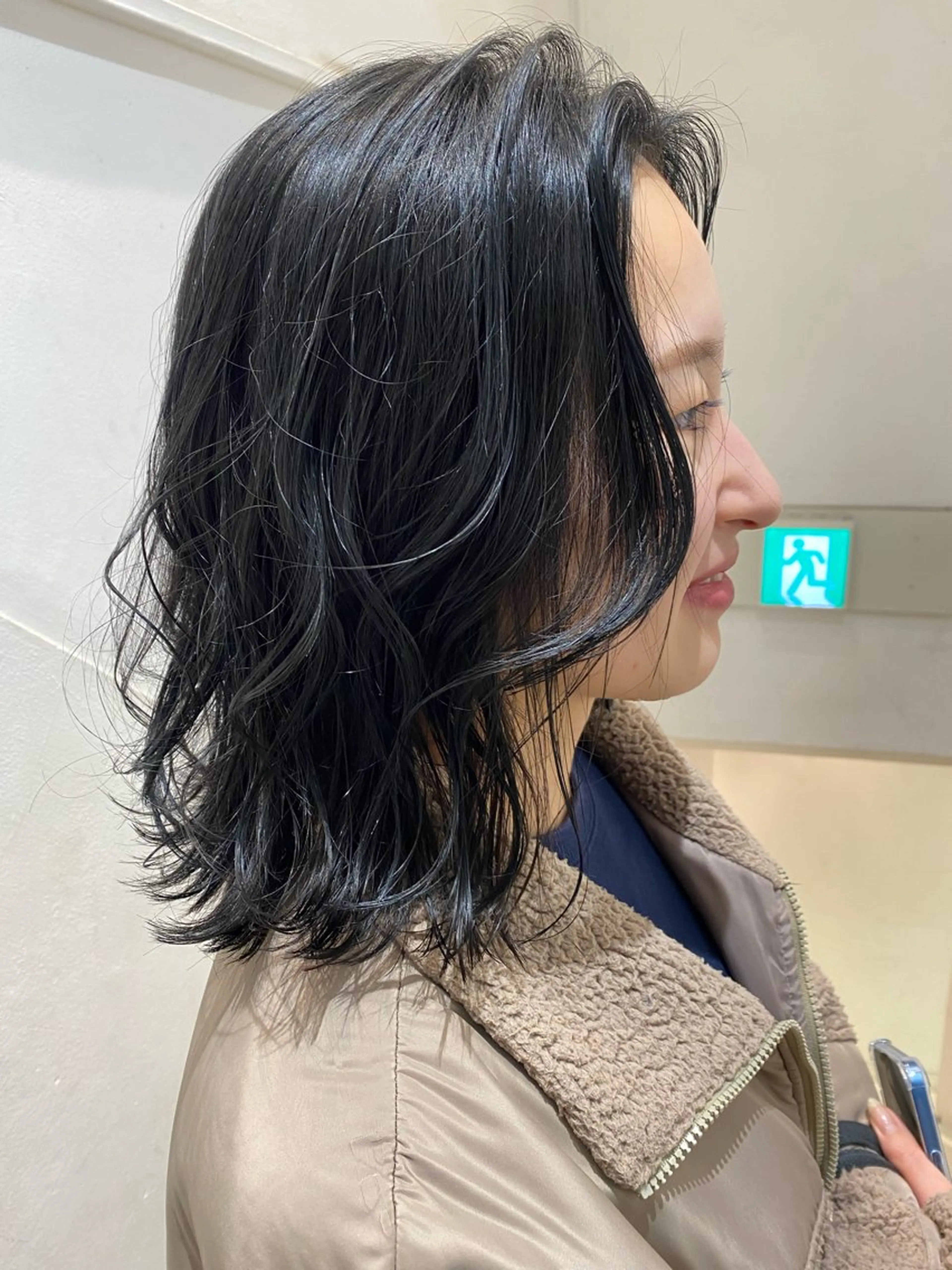 セミロング ✨くびれスタイル✨️ 戸嶋穂乃香のヘアスタイル