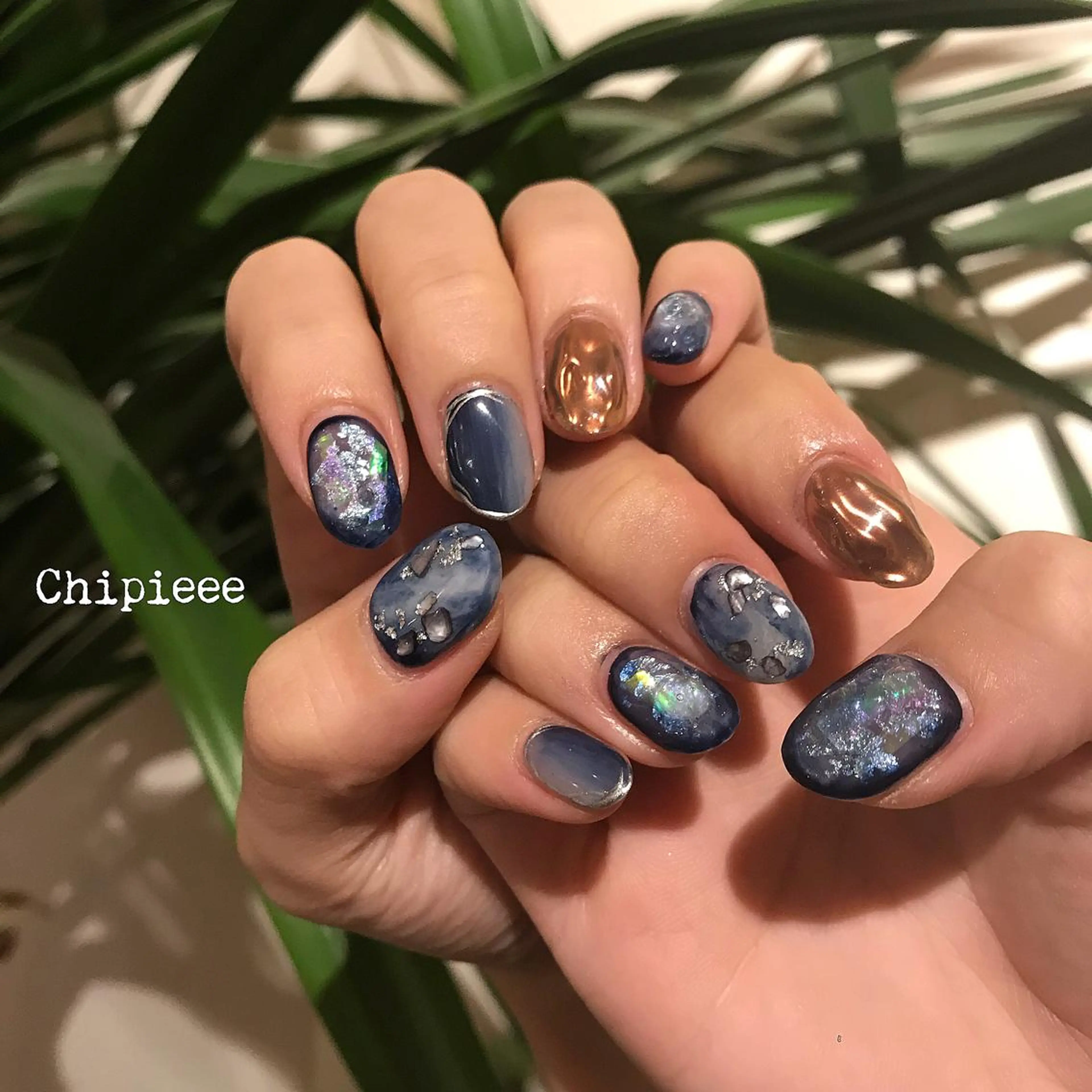 ネイル ネイビー ハンドネイル HiMe .のその他イメージ