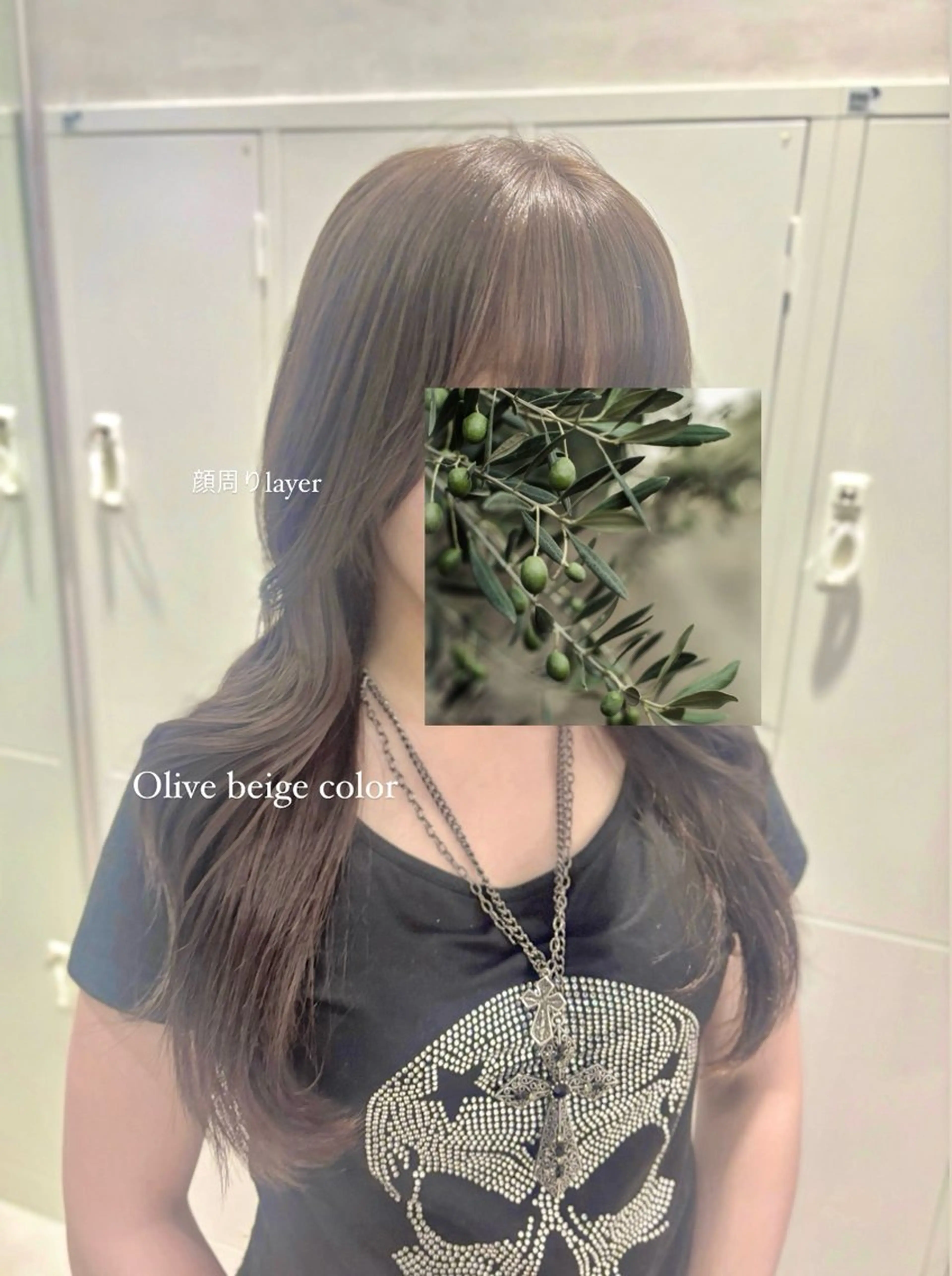 ロング カラー 黒髪 ブリーチ 透明感カラー ダブルカラー ブリーチなしカラー 透明感カラー・レイヤ ー🎀amika🎀のヘアスタイル