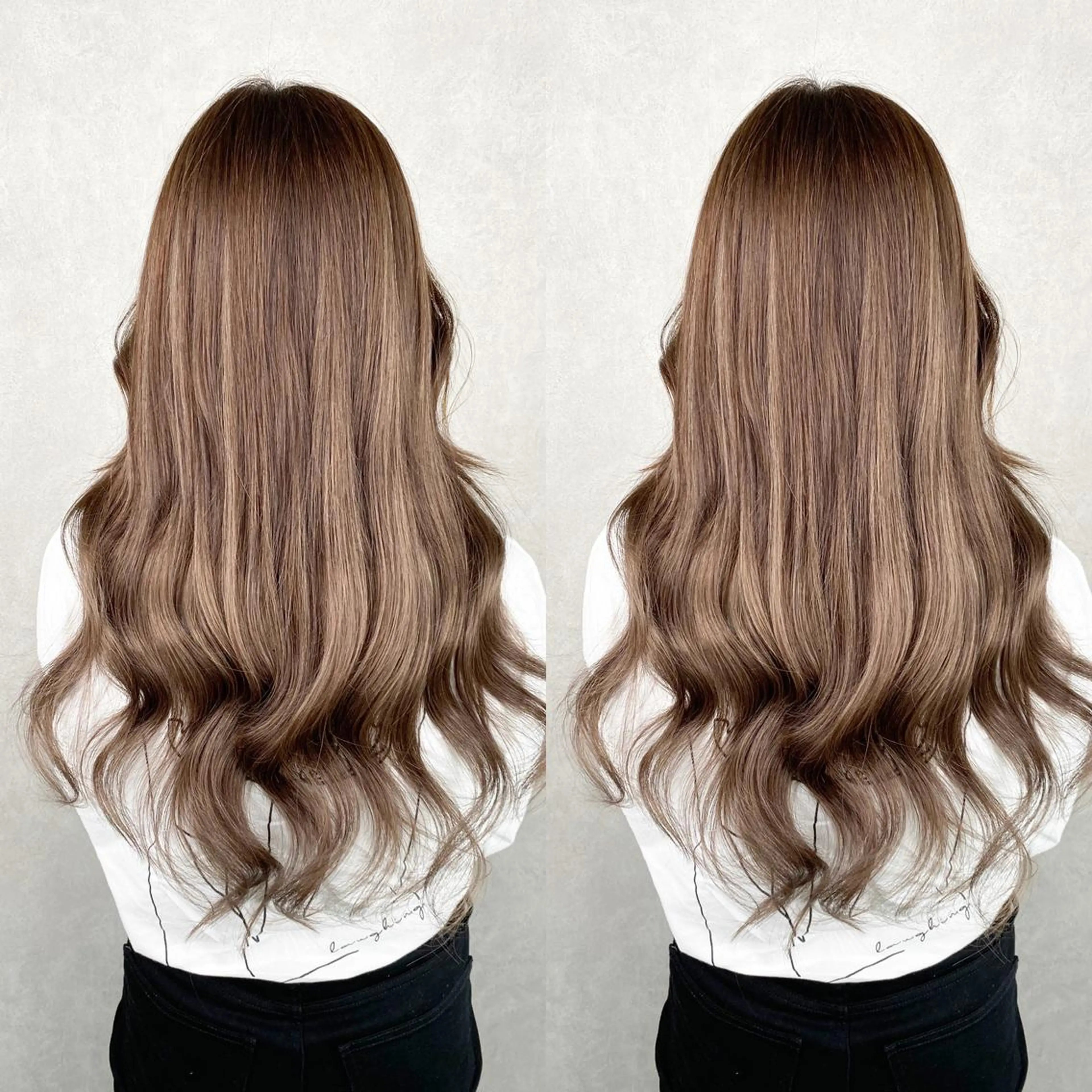 ミディアム 💎馴染むエクステ ×カラーTOMO💎のヘアスタイル