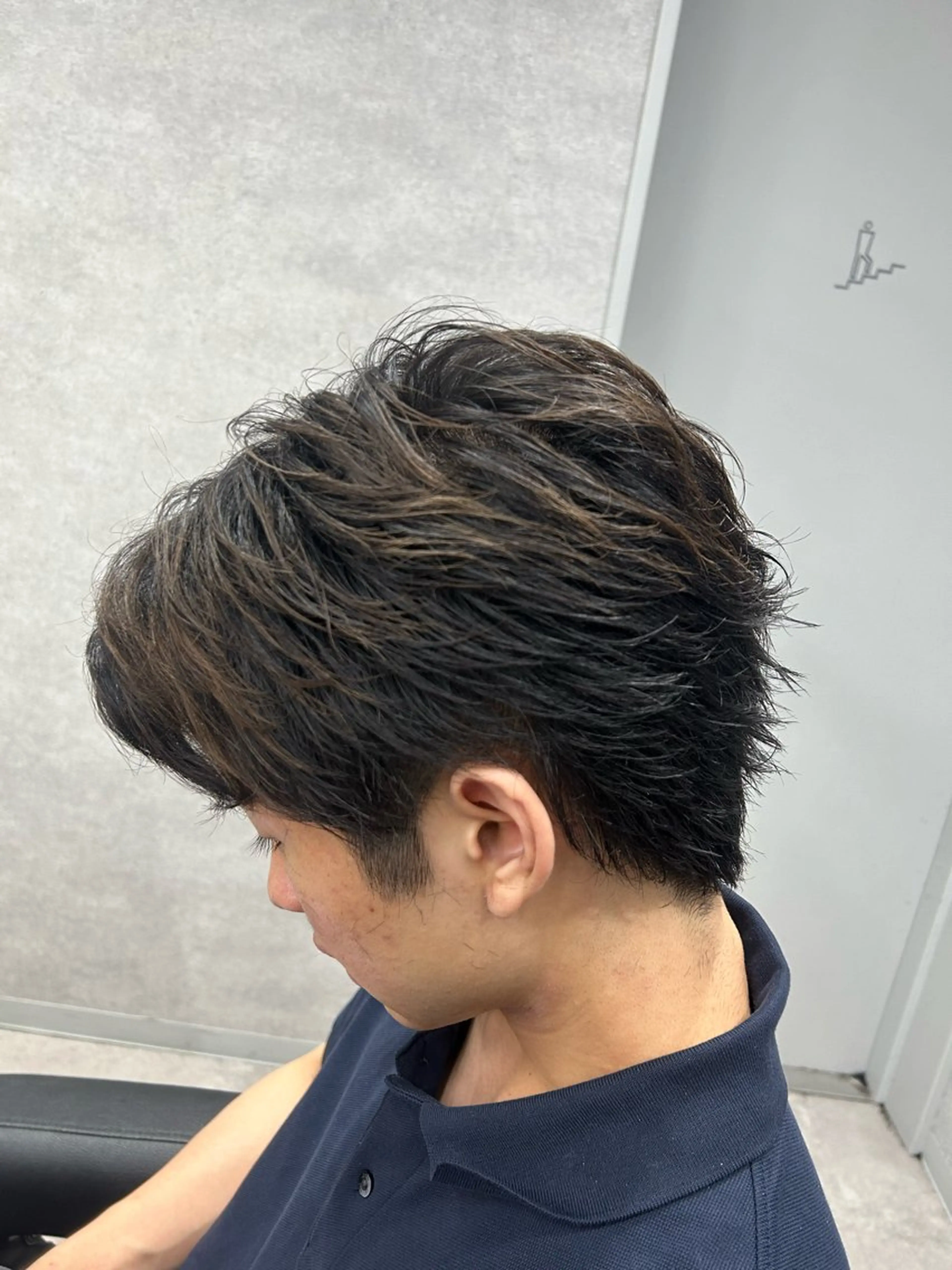 ショート パーマ メンズ 🖤Ayumi🖤 メンズ特化❤️‍🔥のヘアスタイル
