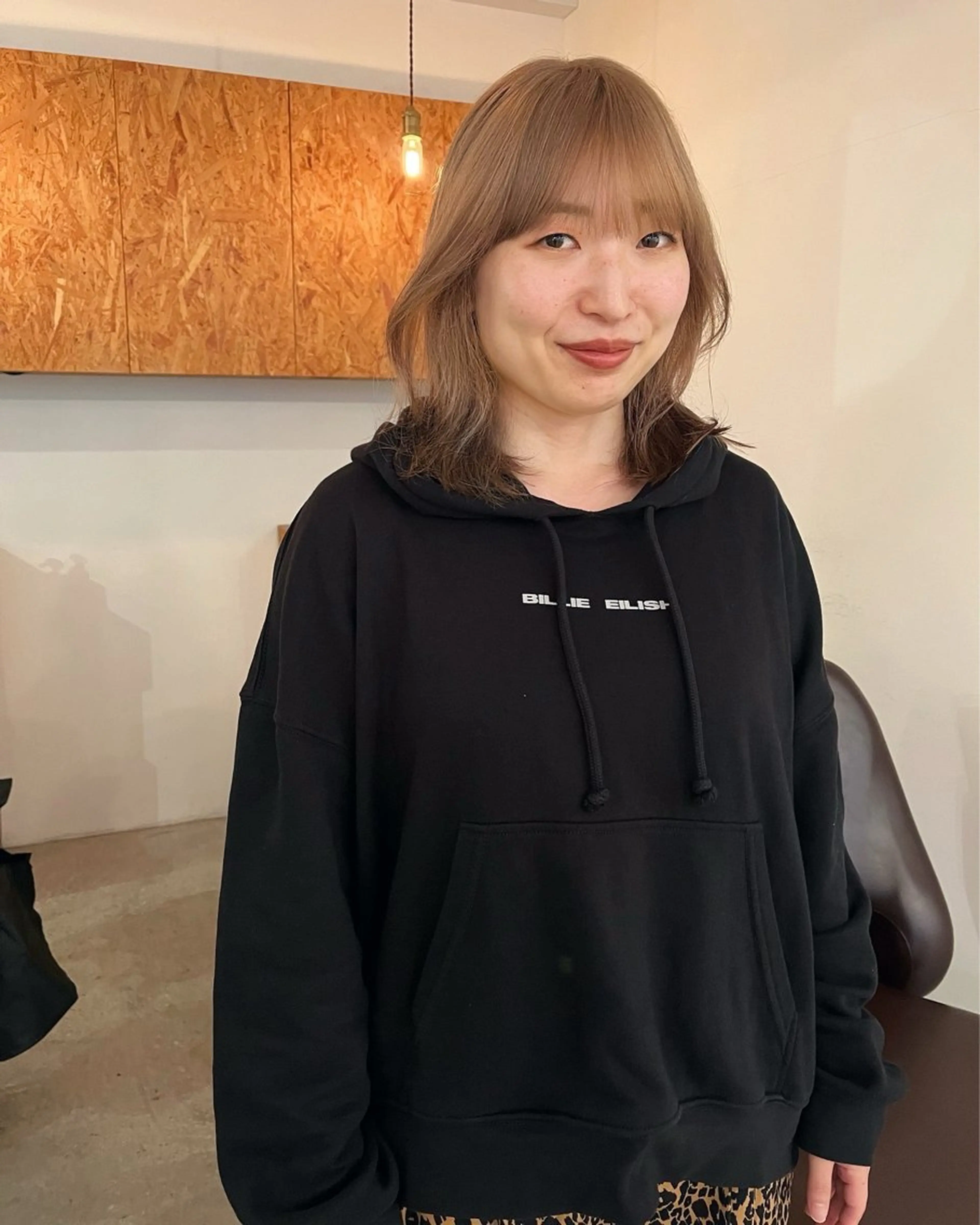 ミディアム カラー 暖色/パーマ 🌼クニトウメイのヘアスタイル