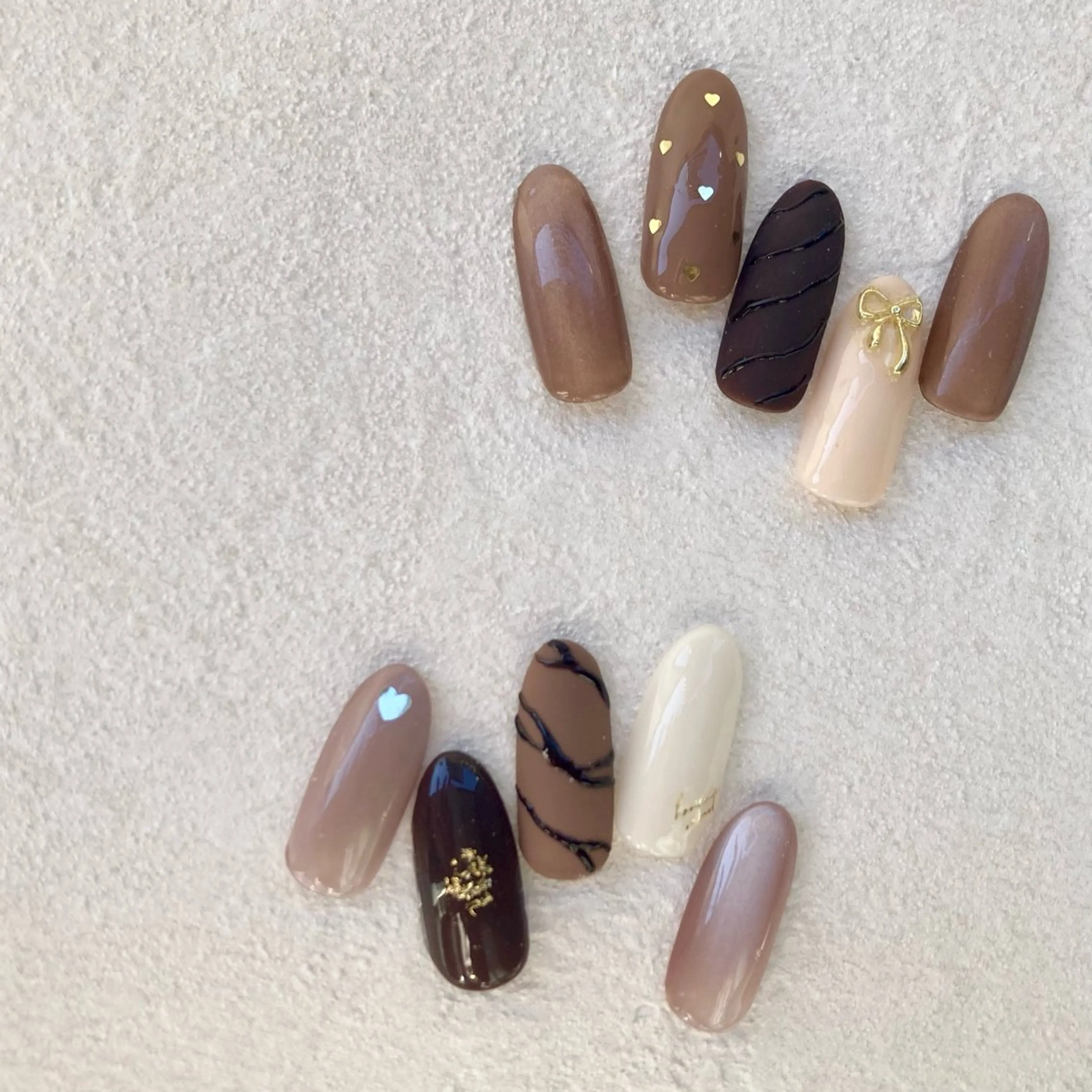 ネイル バレンタイン amu所属・かおる KAORUのネイルデザイン