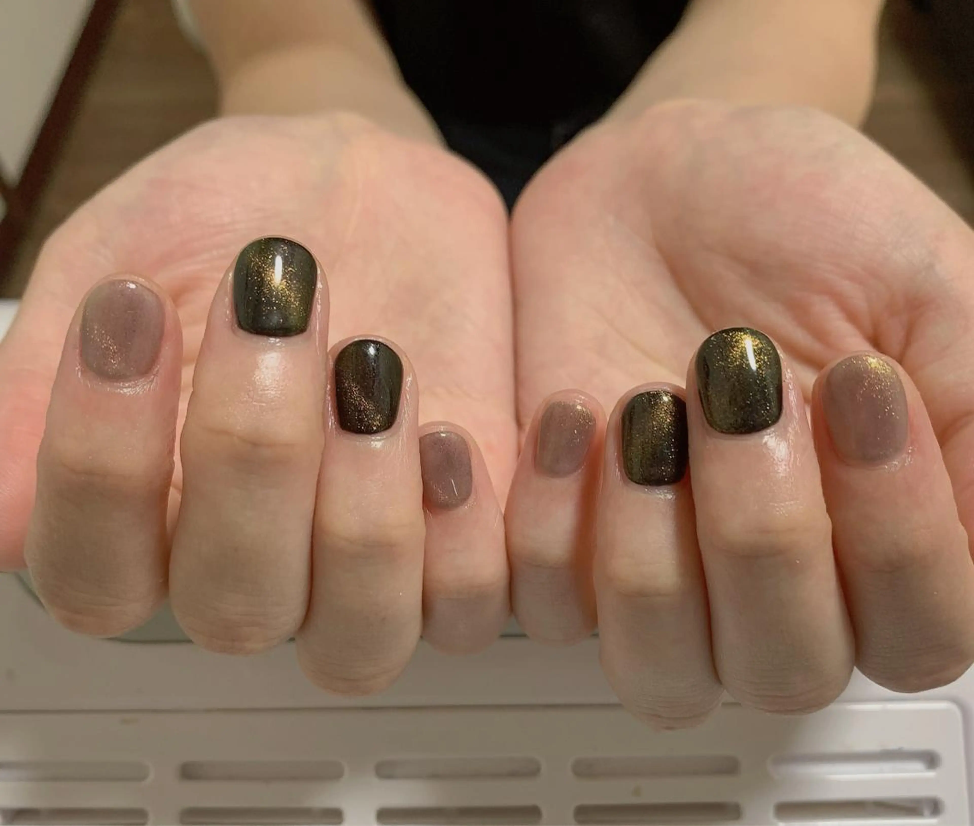 ネイル マグネットネイル 林 ✨syousyouのネイルデザイン