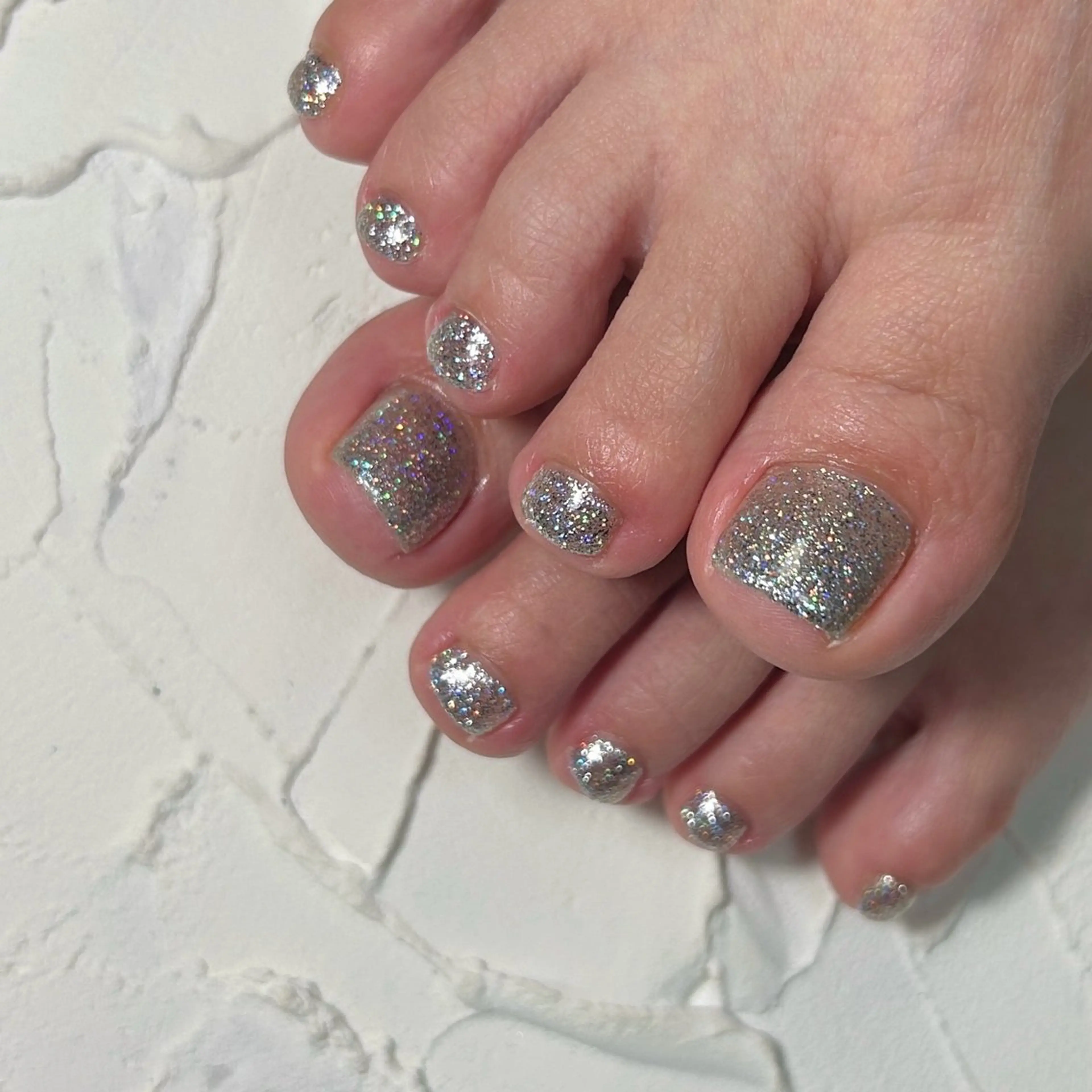 ネイル キラキラネイル フットネイル Lofinails ちひろのネイルデザイン