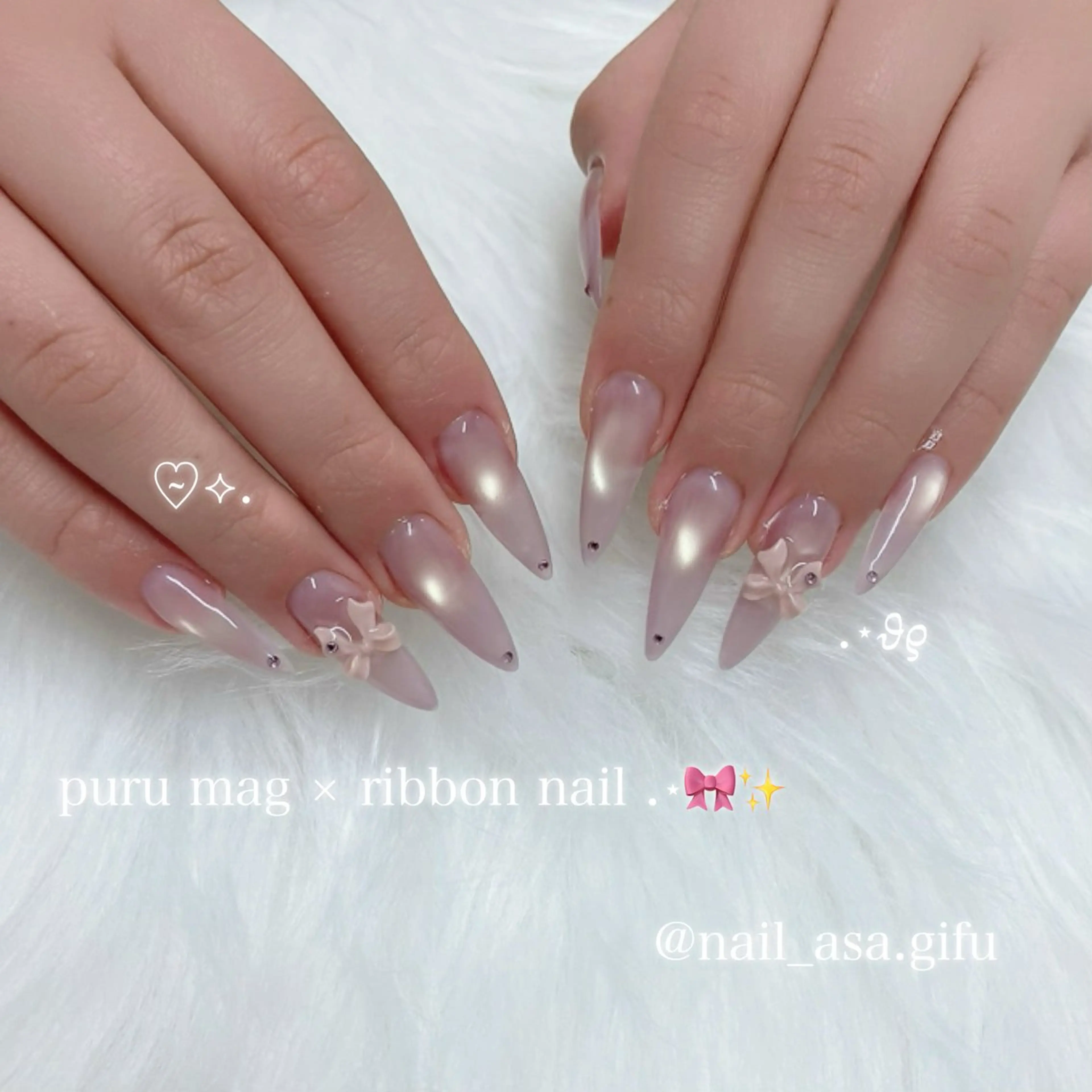 ネイル ハンドネイル Share salon Paloma所属・【大垣ネイル🎀 】 Asana🧸のネイルデザイン