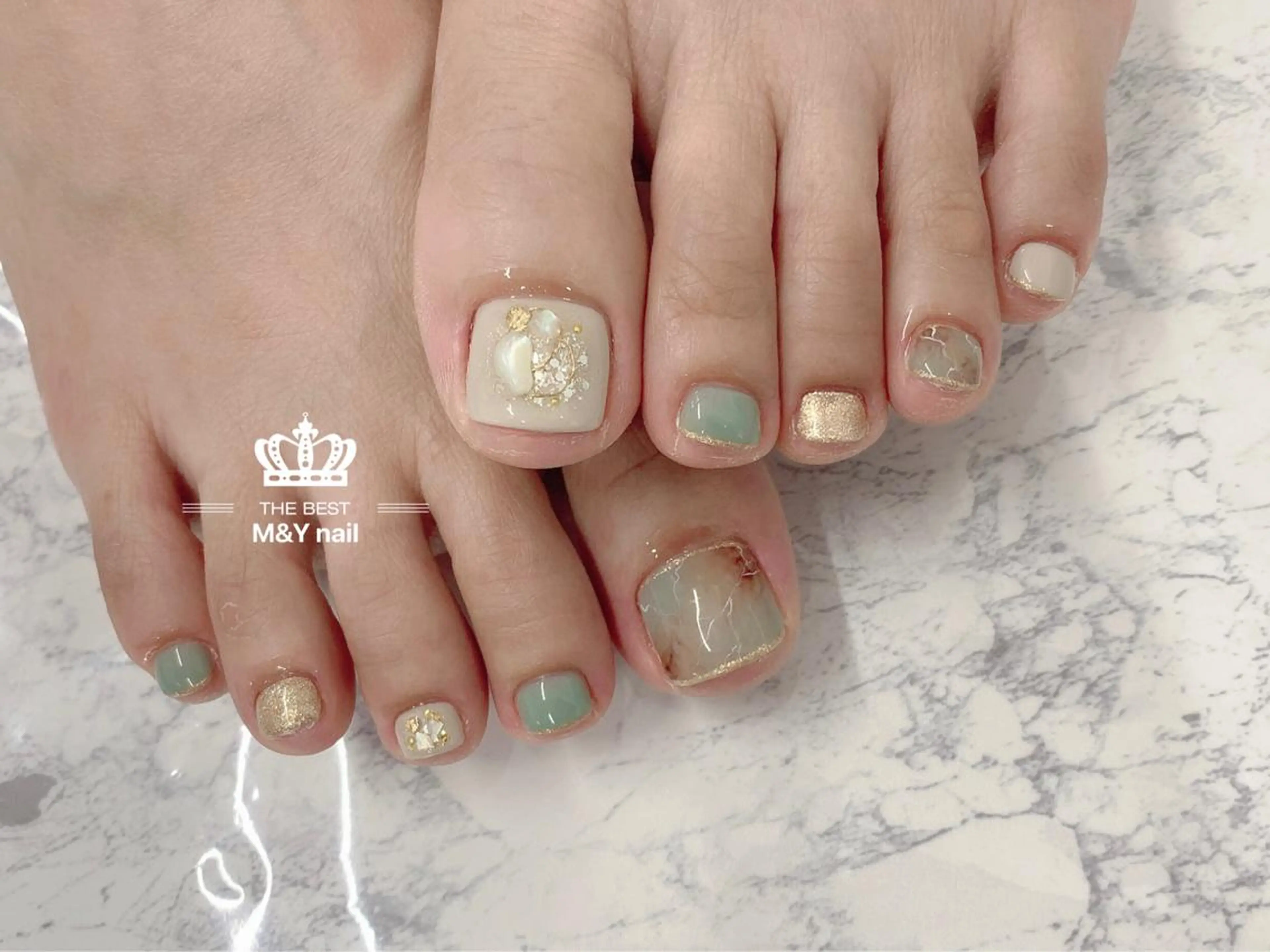 ネイル フットネイル M&Y NailSalonのネイルデザイン