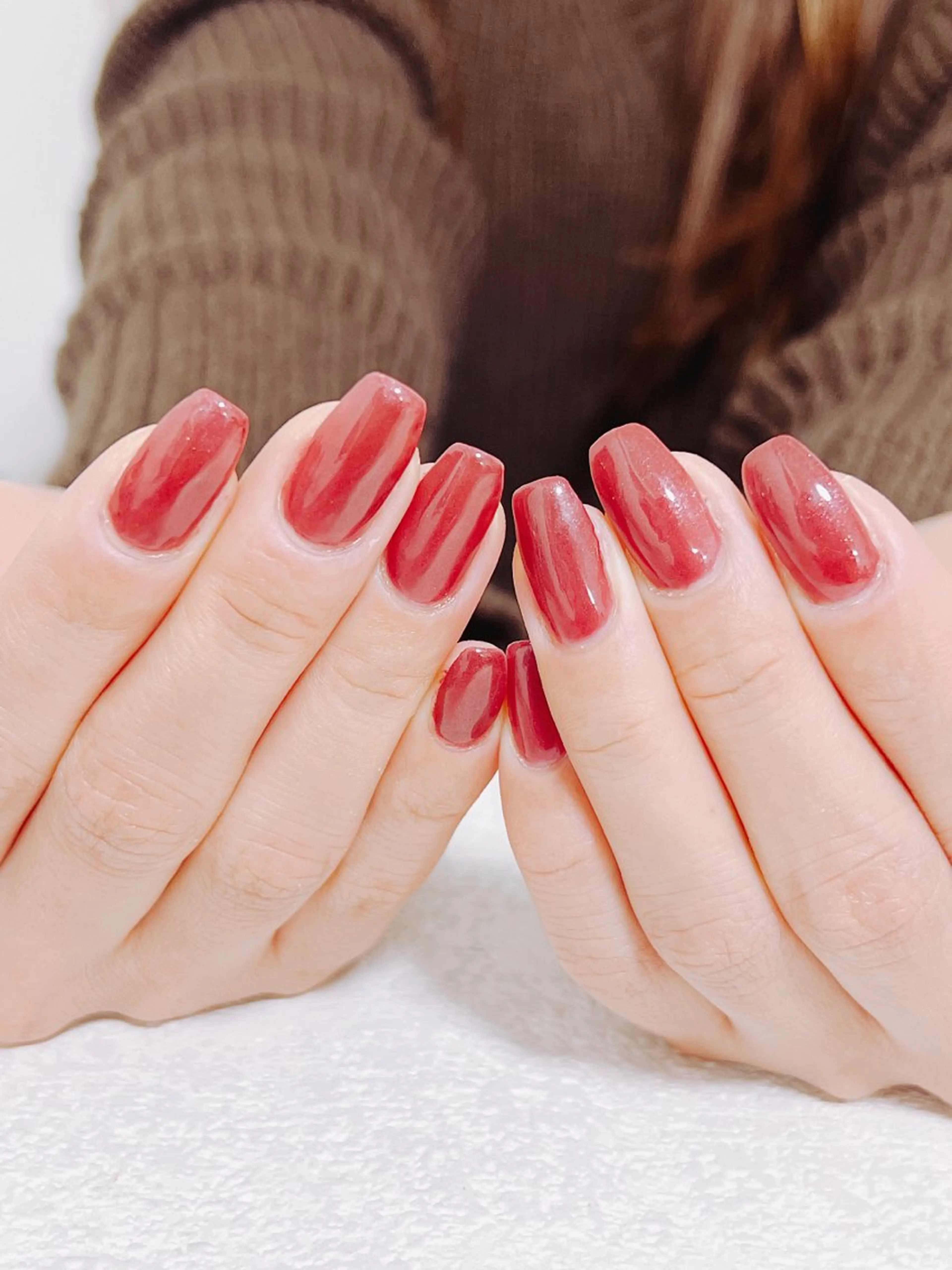 ネイル オーロラネイル フットネイル フレンチネイル ジェルネイル 韓国ネイル ハンドネイル Mogu nail 二子玉川のネイルデザイン