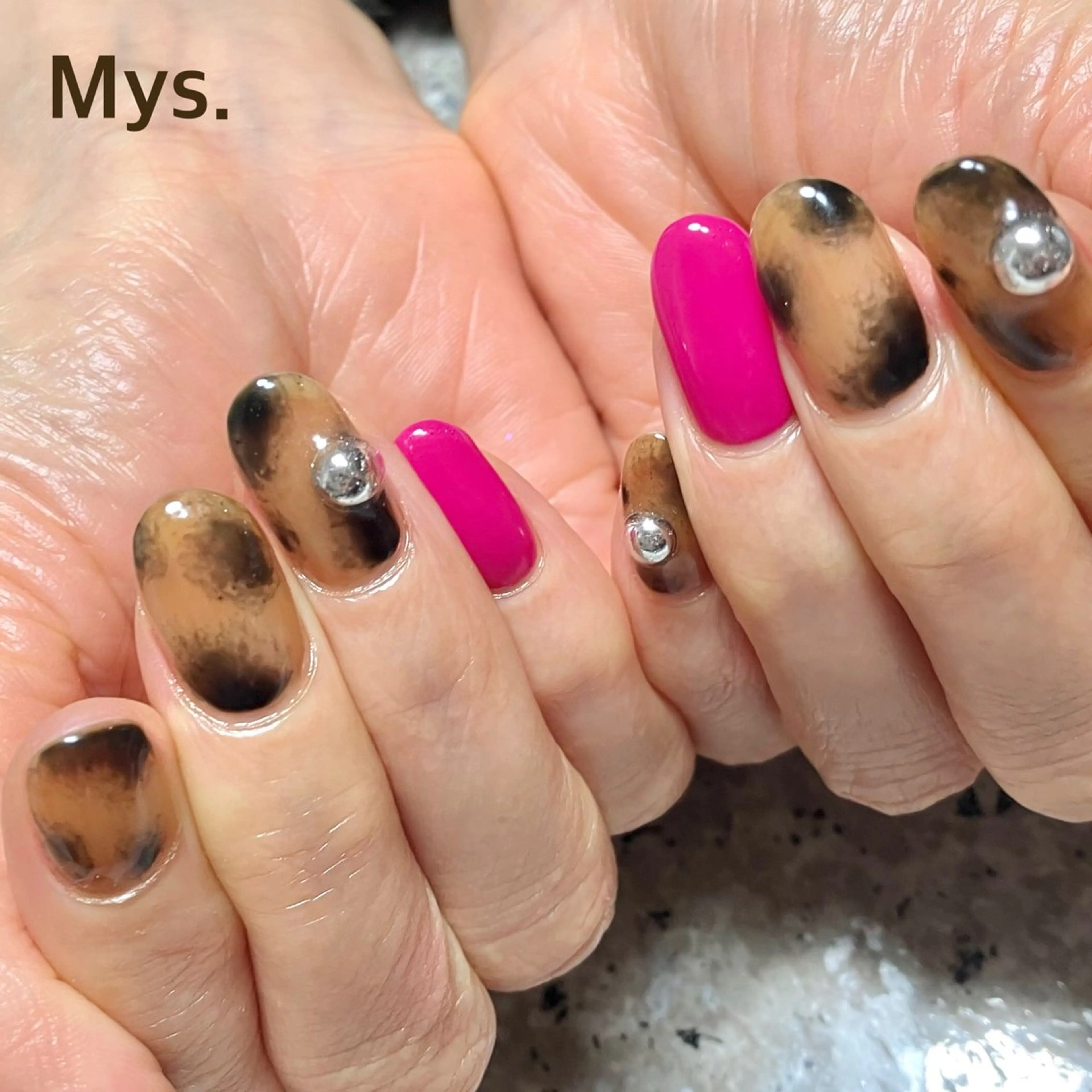 ネイル ハンドネイル Mys. 三上紗紀のネイルデザイン