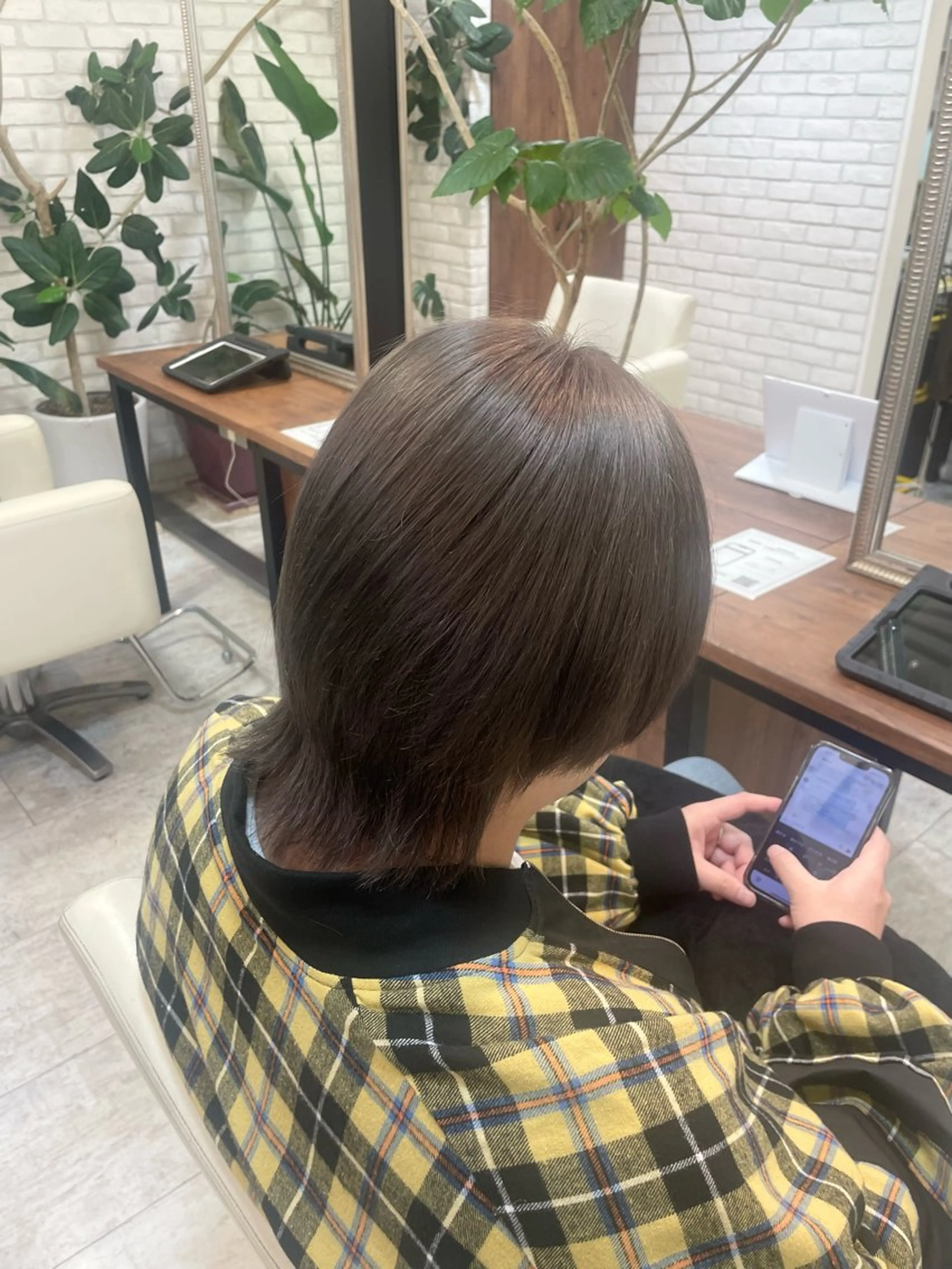 ショート カラー グレージュ カット ヘアカラー トリートメント ダブルカラー/ レイヤー🍒齋藤 澪のヘアスタイル