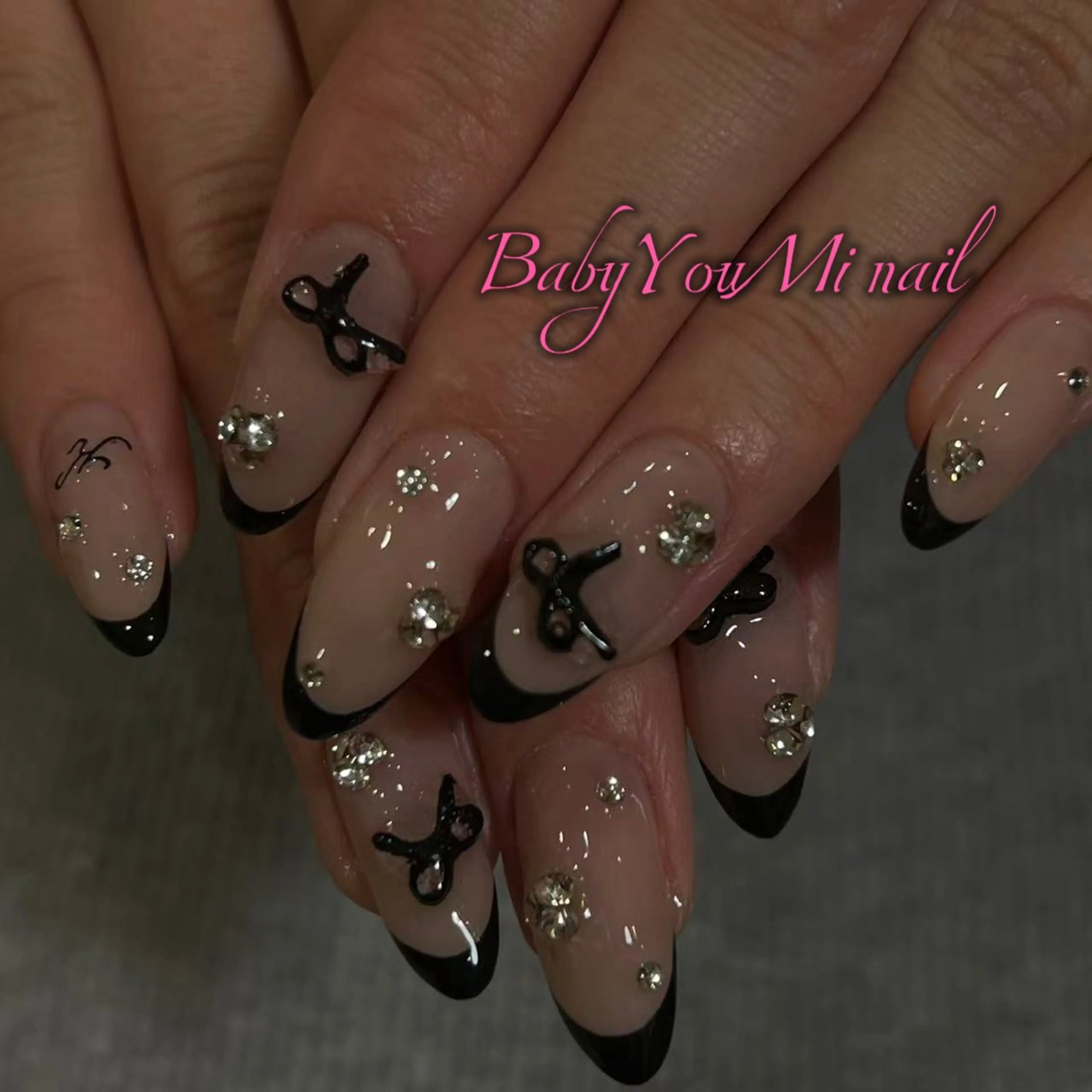 ネイル オーロラネイル フラワーネイル フットネイル フレンチネイル ジェルネイル ハンドネイル BabyYouMi ねねのネイルデザイン