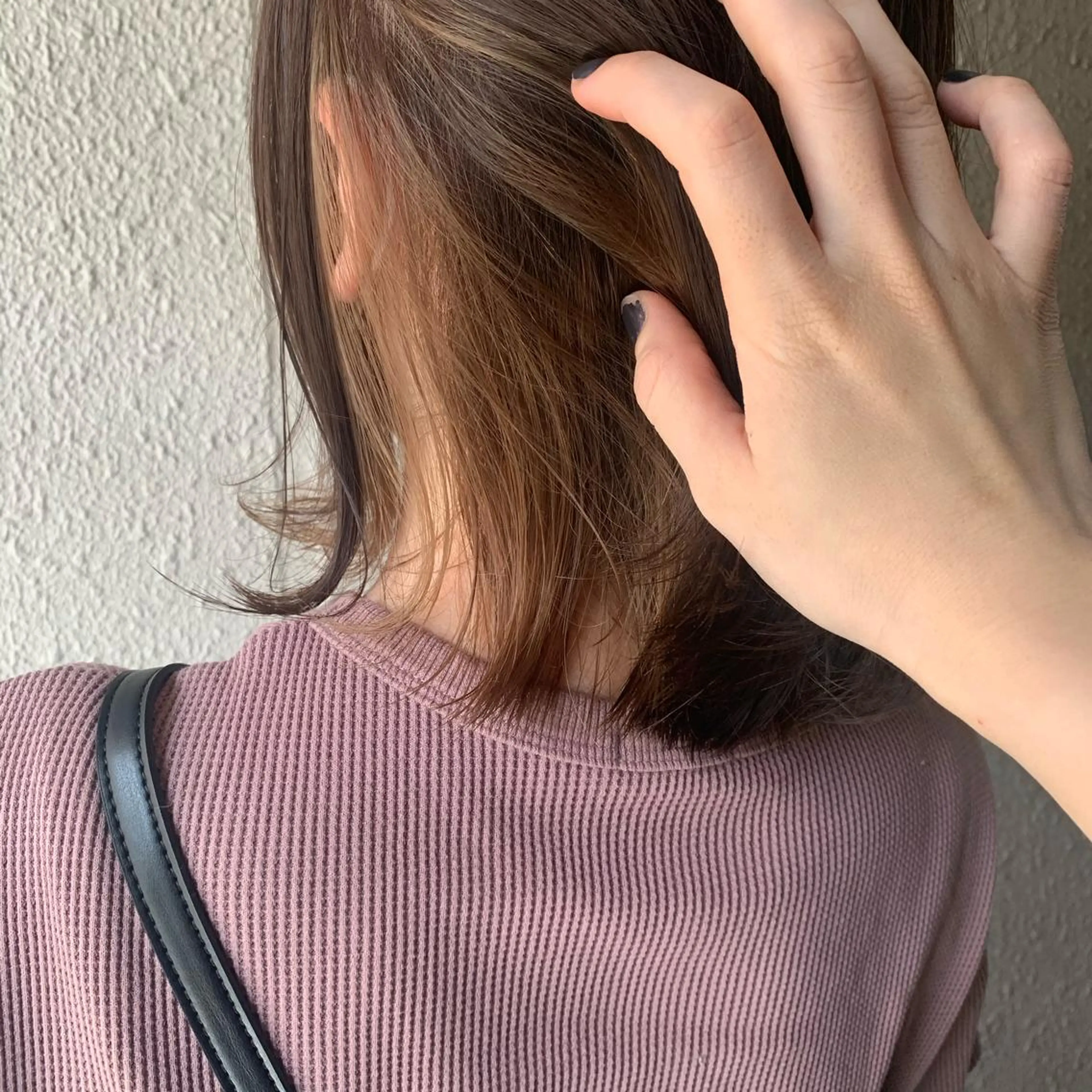 ミディアム カラー ベージュカラー chouette/ 根本優希のヘアスタイル