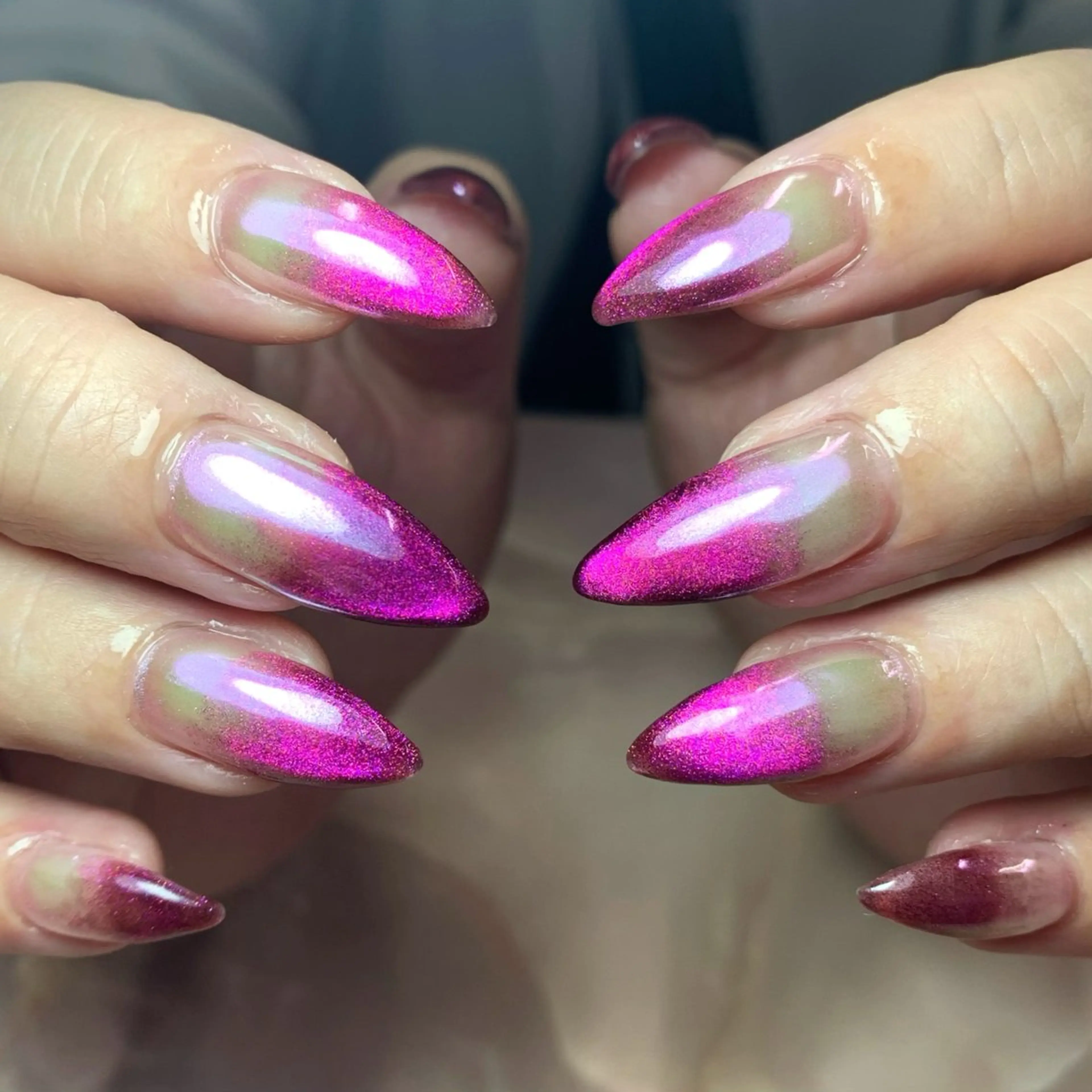 ネイル マグネットネイル ハンドネイル Rose Glass 高蔵寺店のネイルデザイン