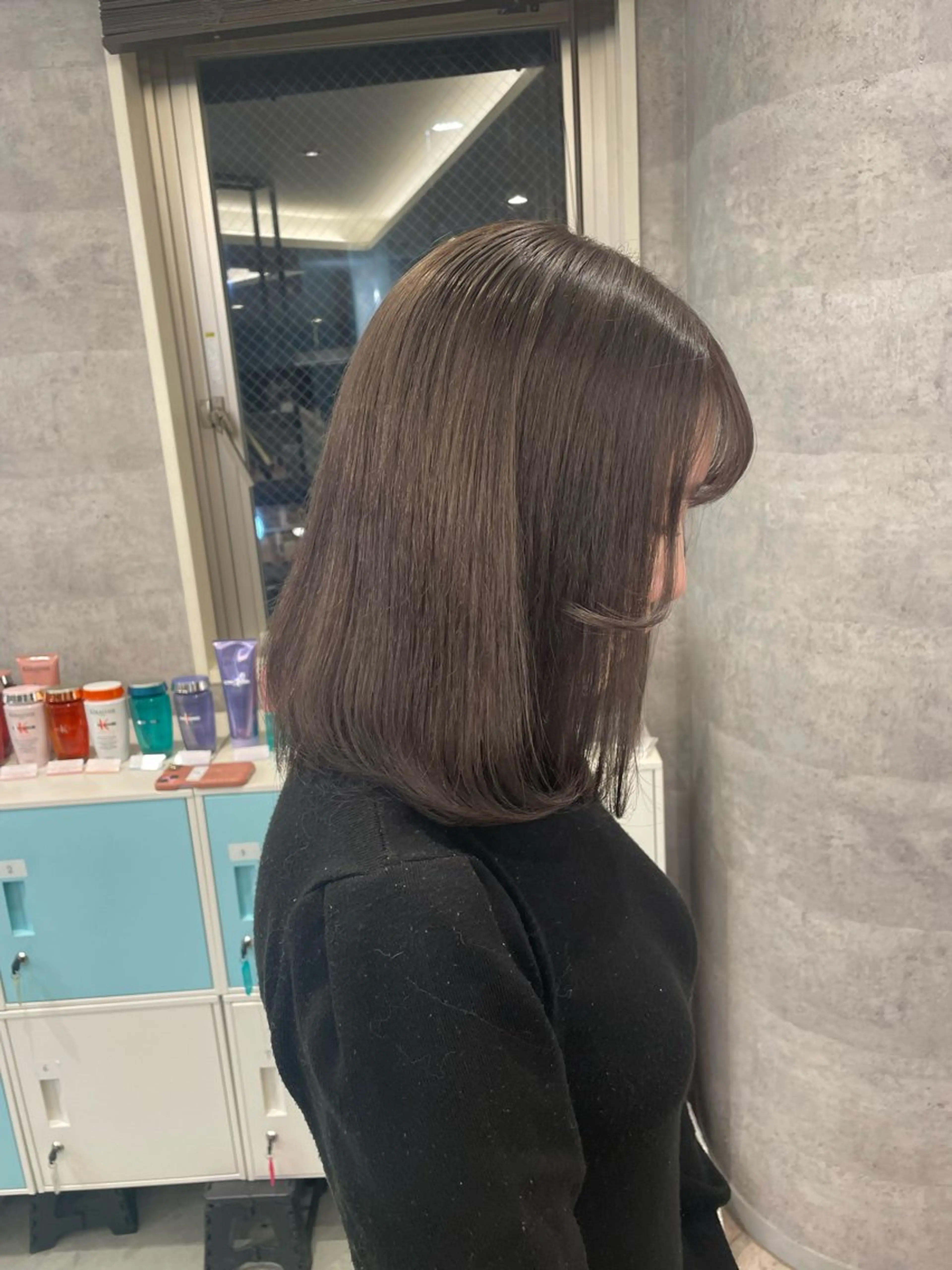 ミディアム ♡似合わせハイトーン ♡maiのヘアスタイル