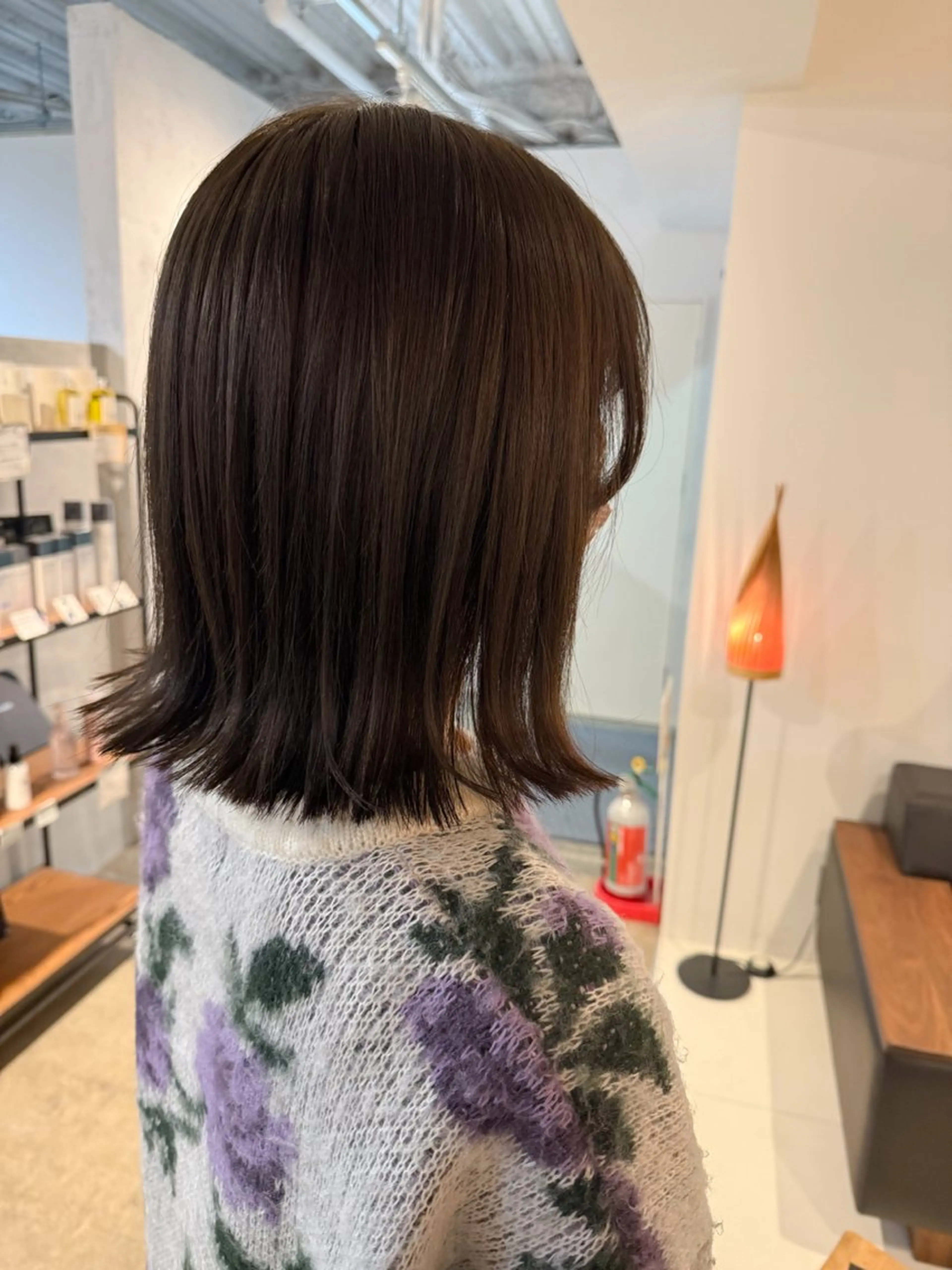 ミディアム 宮原 愛果のヘアスタイル